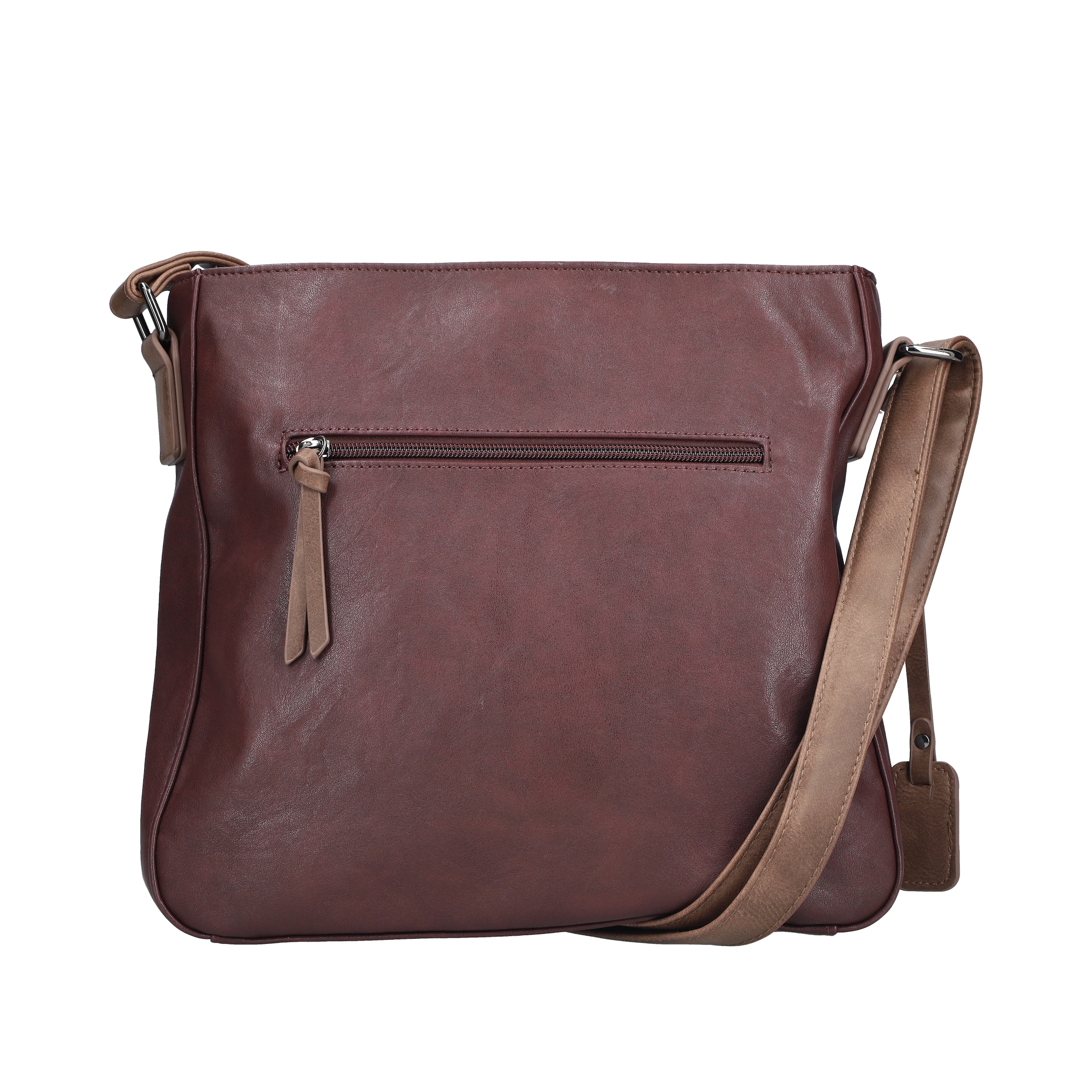 Rieker Sac à bandoulière Sac à épaule pour femme, poche avant avec fermeture à lanière tressée