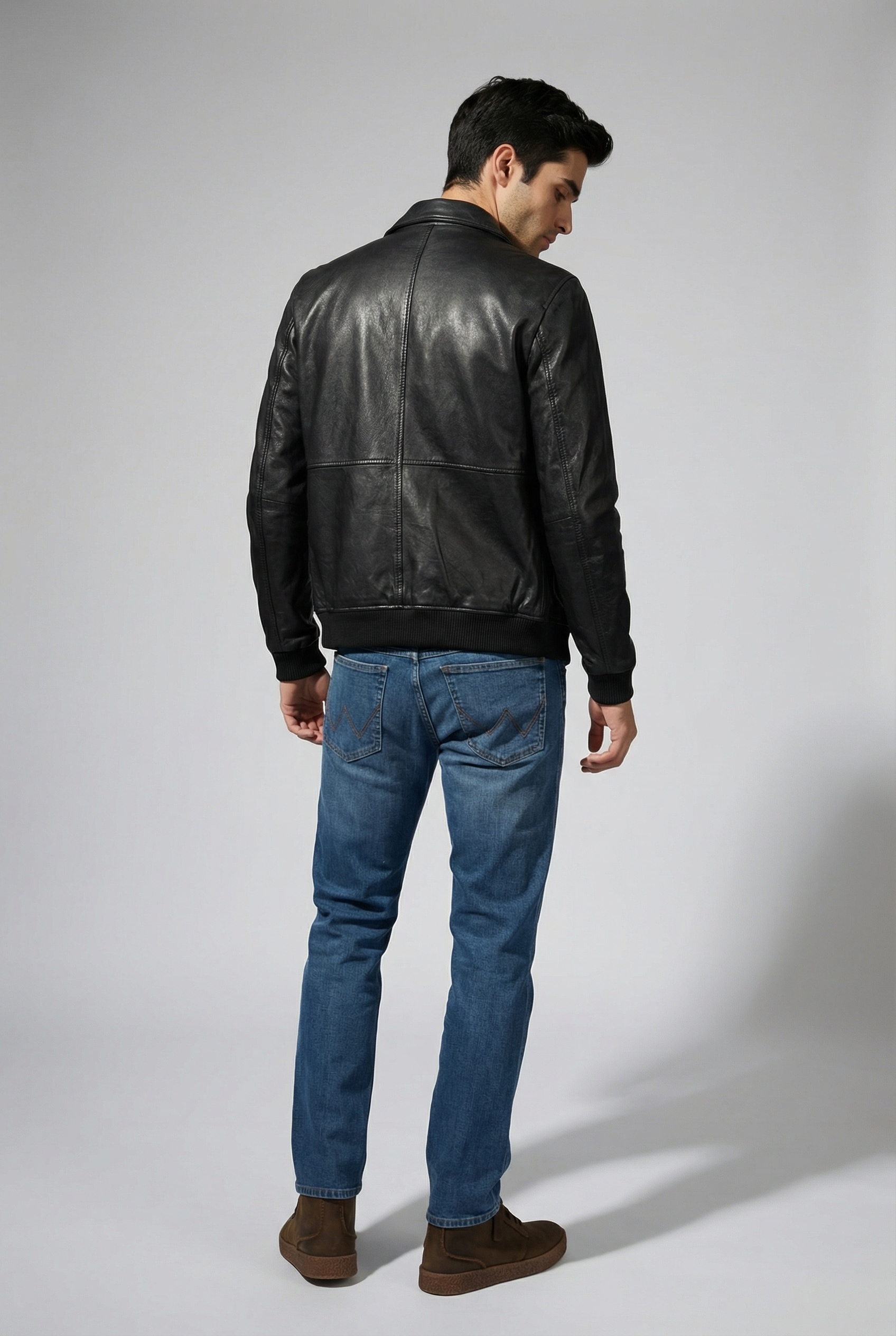 Mauritius Lederjacke »MMCrovig« mit Umlegekragen