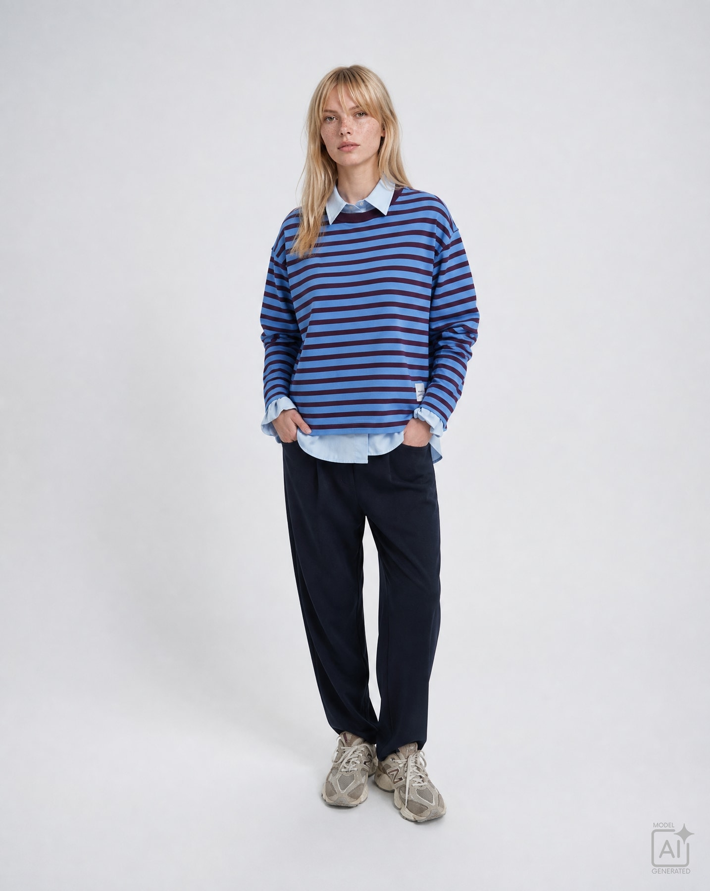 Smith & Soul Sweat-shirt , mit Backprint, Boxy Fit
