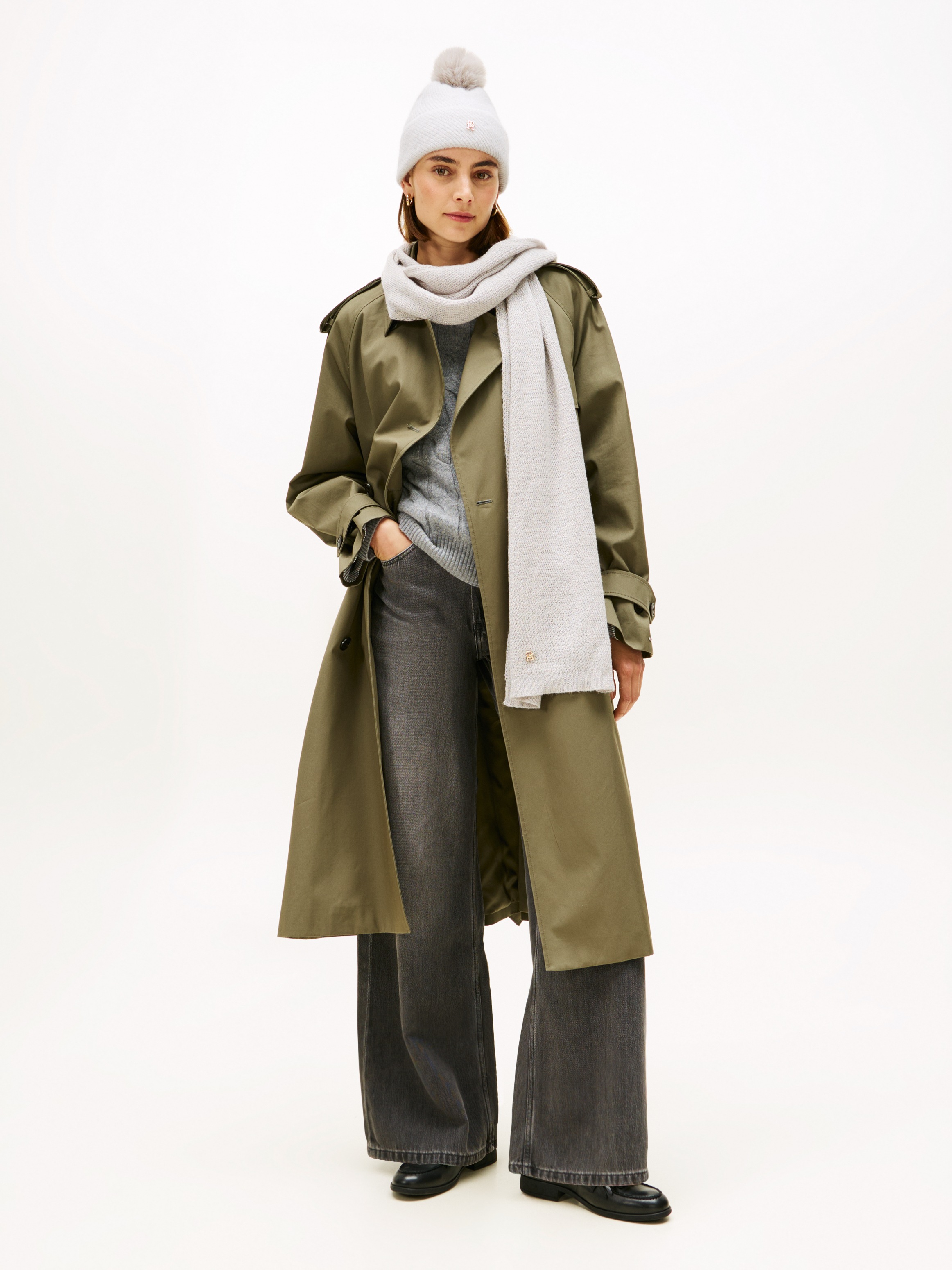 Tommy Hilfiger Bonnet »POM POM LUREX« in Geschenkbox, Set aus Mütze und Schal