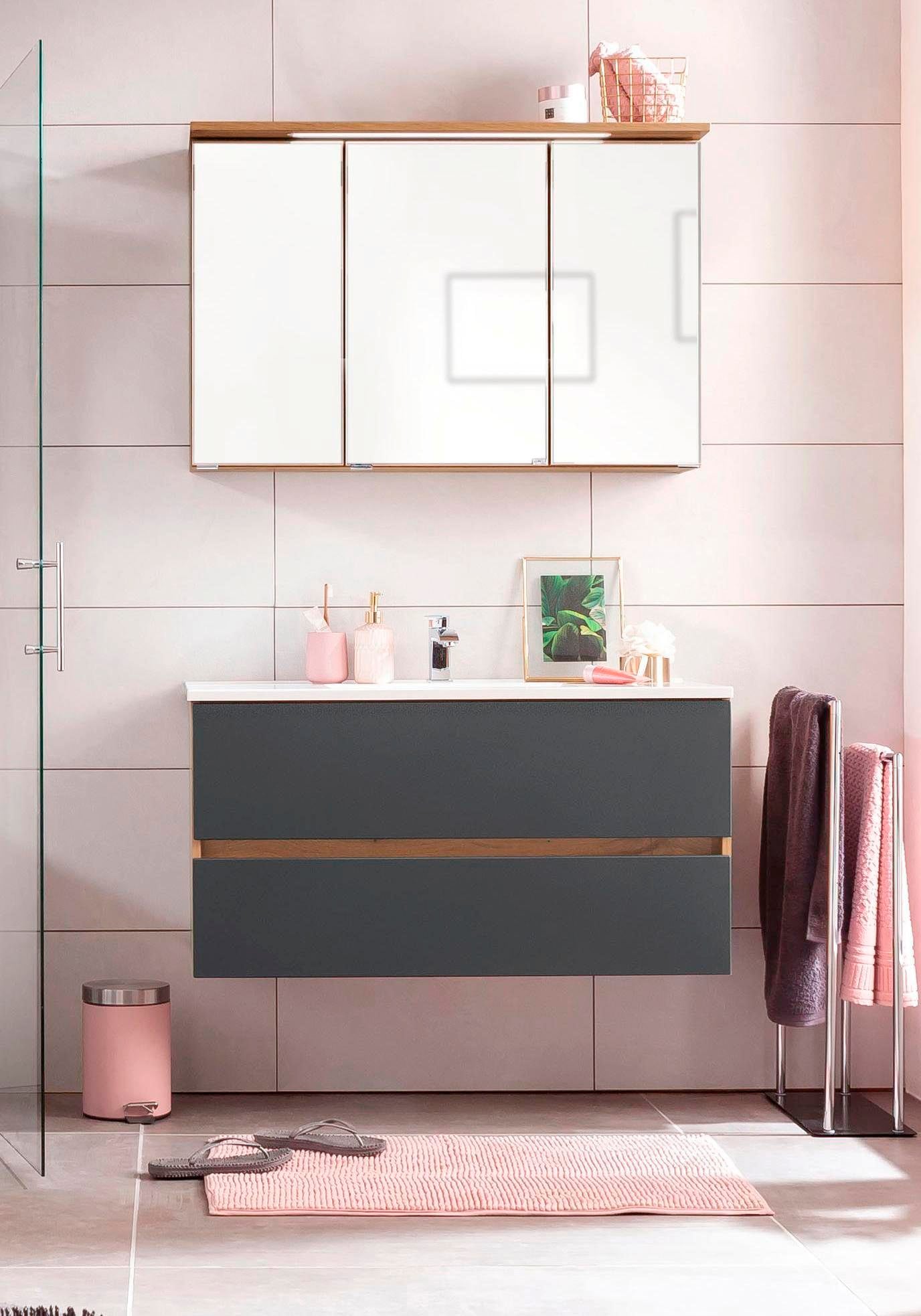 welltime Ensemble de meubles de salle de bain »Lucca« 2 cuis tlg.