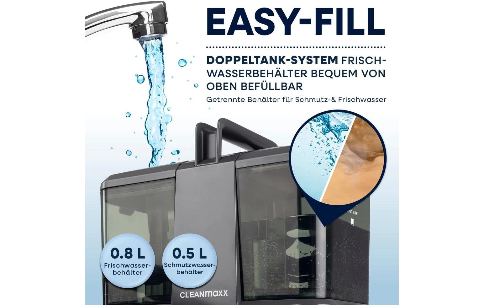 CLEANmaxx Teppichreinigungsgerät »mit CH-Stecker 350 W«