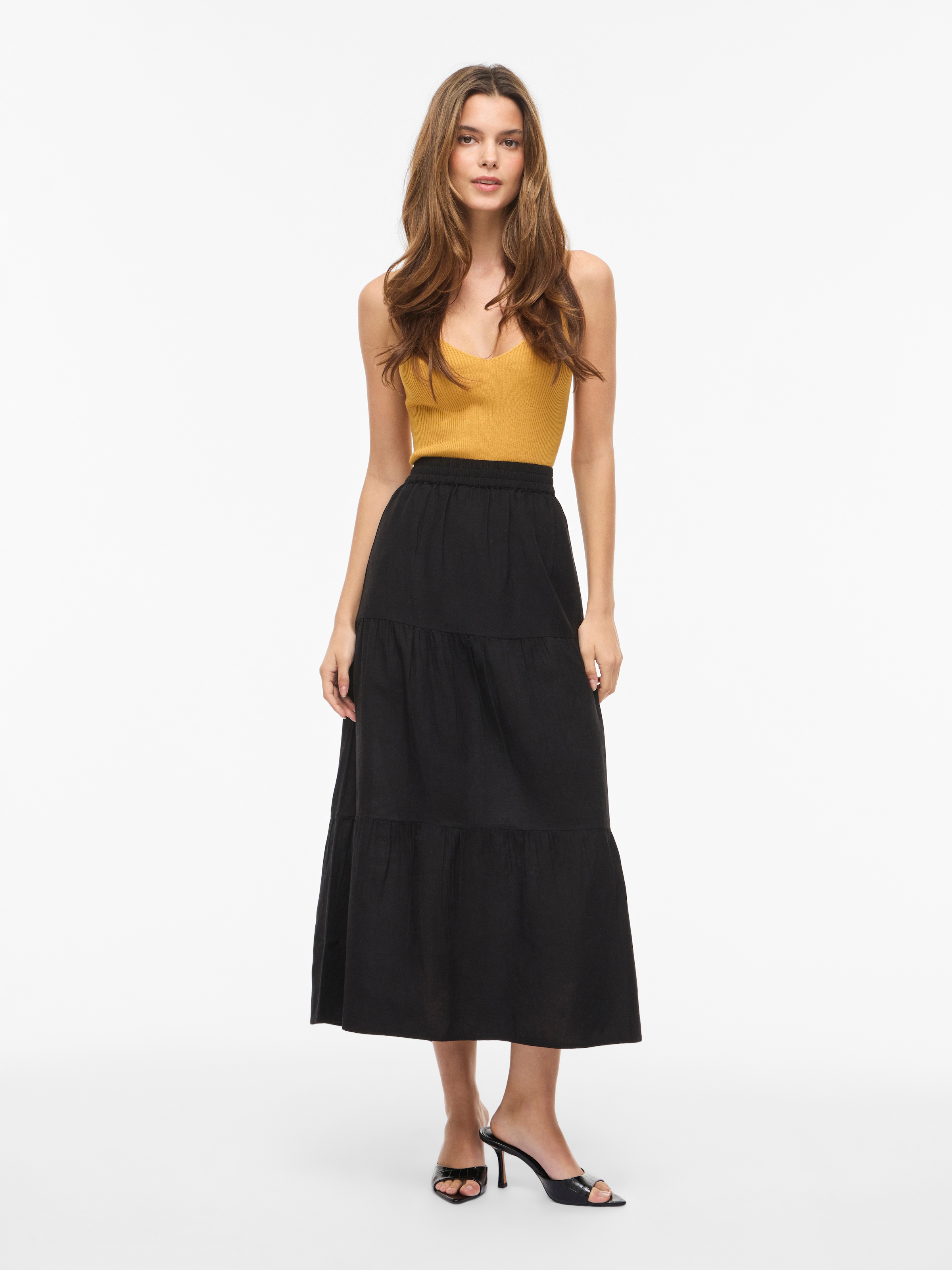 Vila Maxi jupe »VIPRISILLA HW ANKLE SKIRT - NOOS«