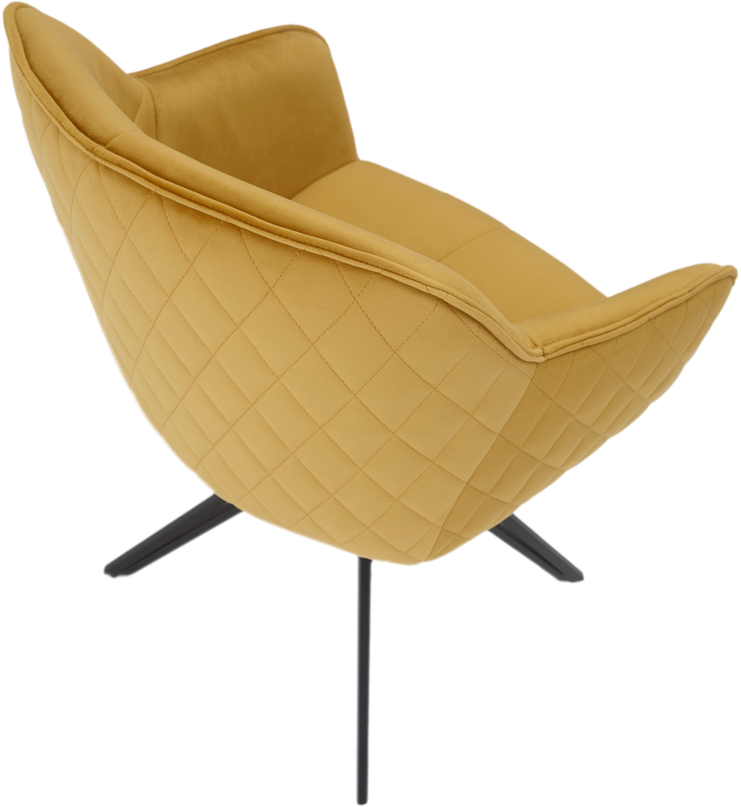 Stolkom Chaise avec accoudoirs »Emma B/H/T 59x82x62 cm« (Paquet) 1 cuispivotant à 180 degrés avec retour automatique