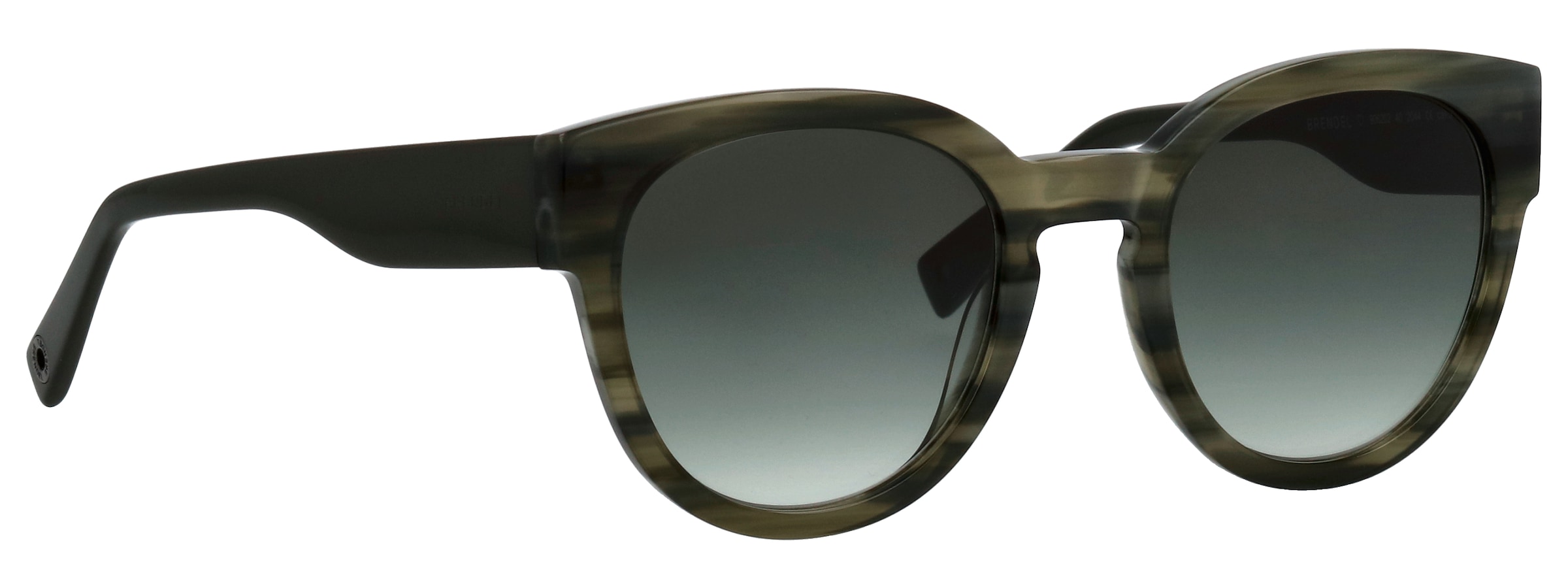 BRENDEL eyewear Lunettes de soleil »Modell 906202« forme Panto, logo sur branches, monture plastique