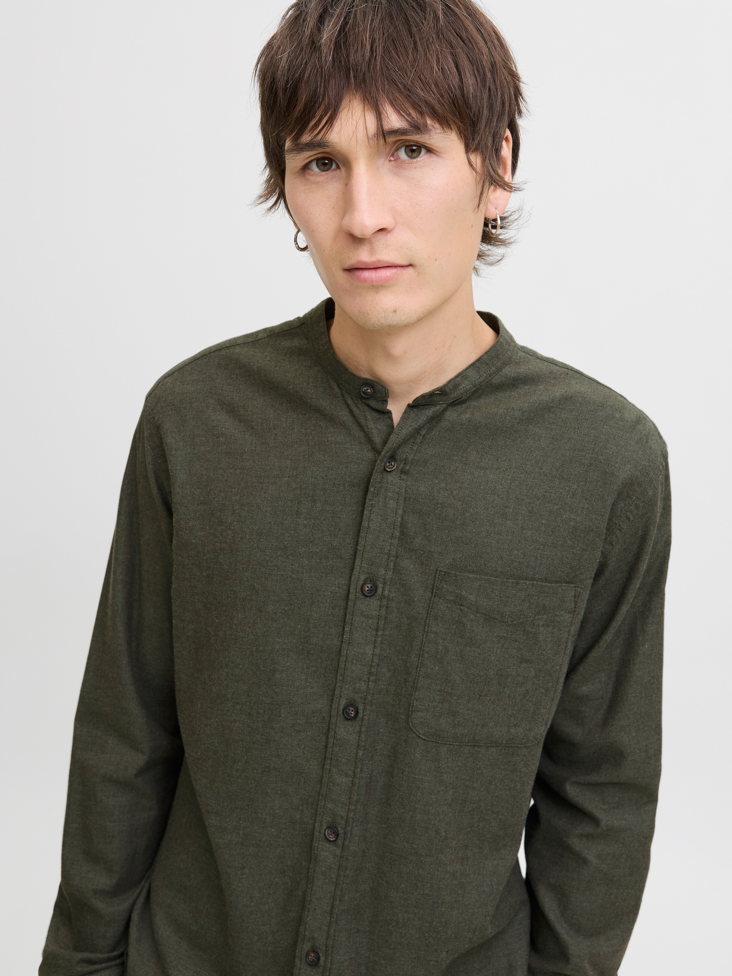 Jack & Jones Chemise à manches longues »JJEBAND MELANGE SHIRT L/S SN«