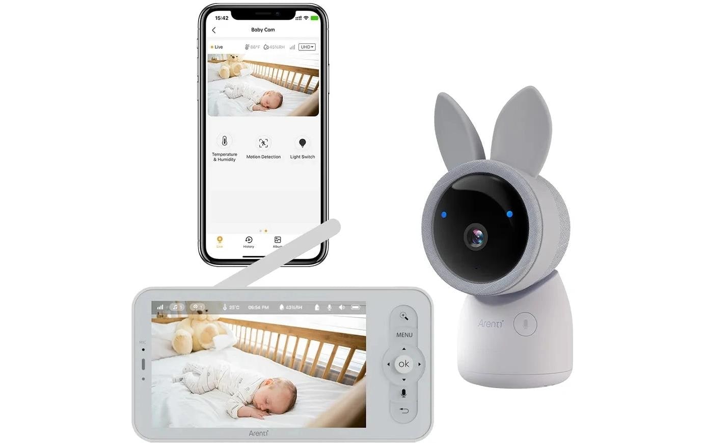   Video-Babyphone »Arenti AINanny 2 Kamera Set«