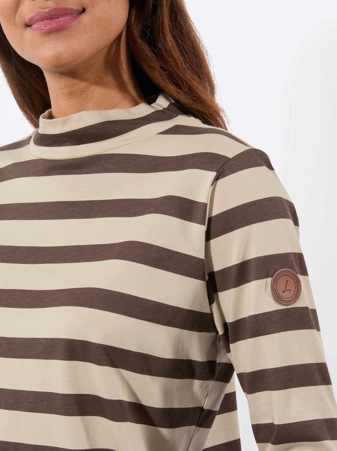 Casual Looks T-shirt à col montant »Stehkragen-Shirt« 1