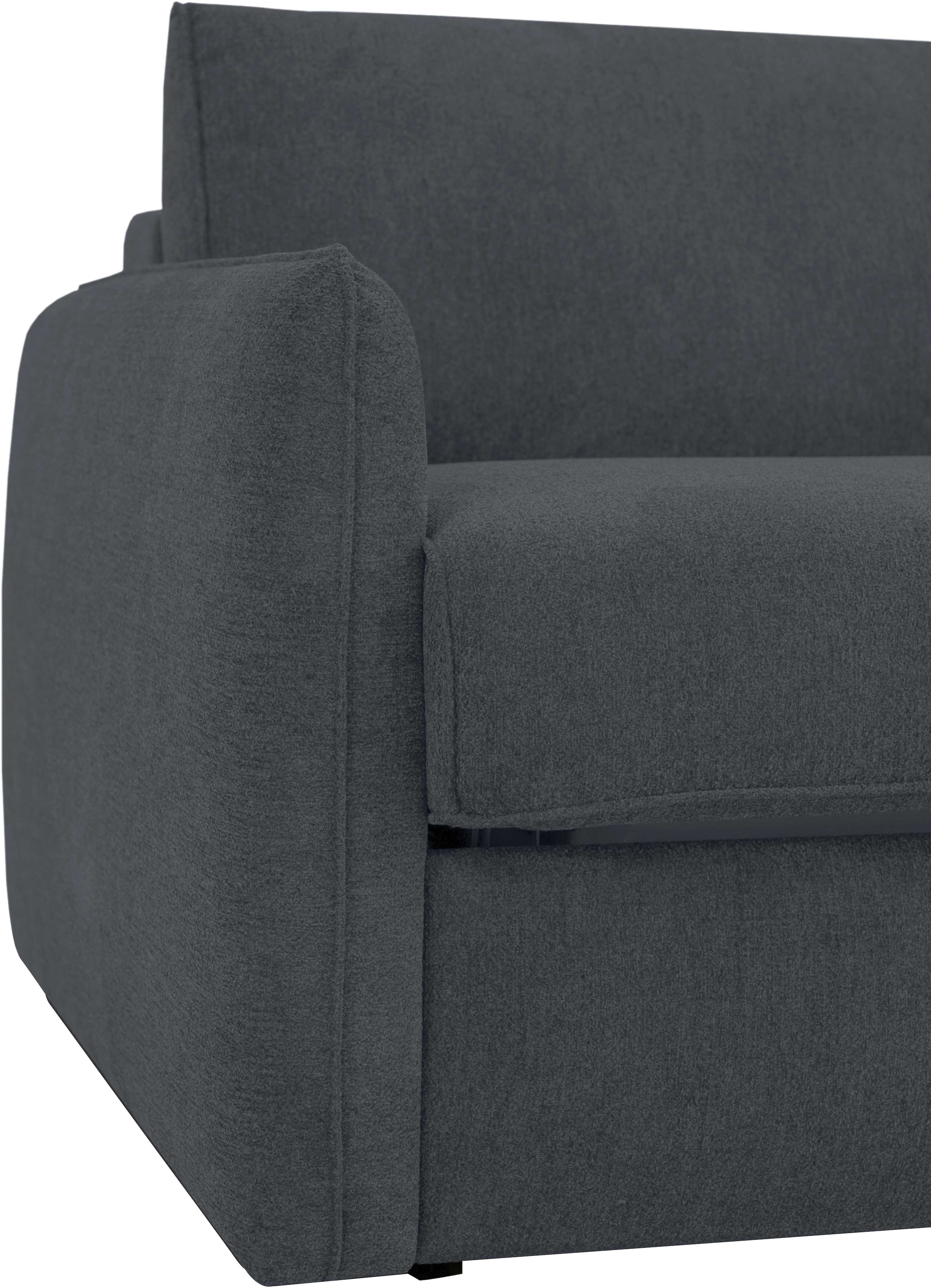 Home affaire Schlafsofa »Bergamons« 2-Sitzer, mit Dauerschlaffunktion, inkl. Federkernmatratze, Lattenrost