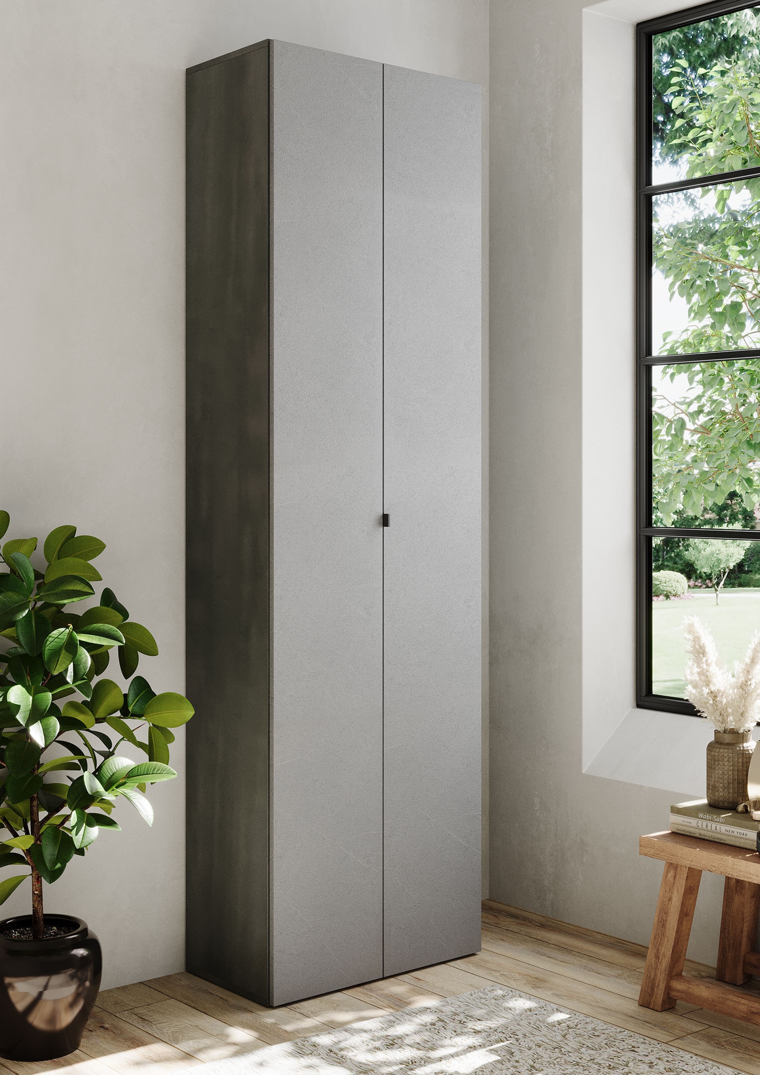 INOSIGN Schuhschrank »Pratiko Breite 63 cm, Höhe 212 cm, Schuhregal mit 11 Ebenen,« Schuhkommode, 2 Türen, Platz für bis zu 27 Paar Schuhe