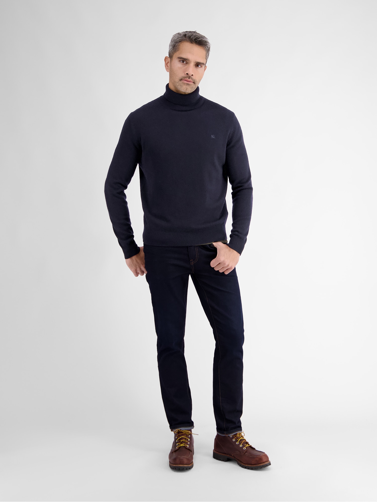 LERROS Pull à col roulé »Woll-Cashmere-Rollkragenpullover«