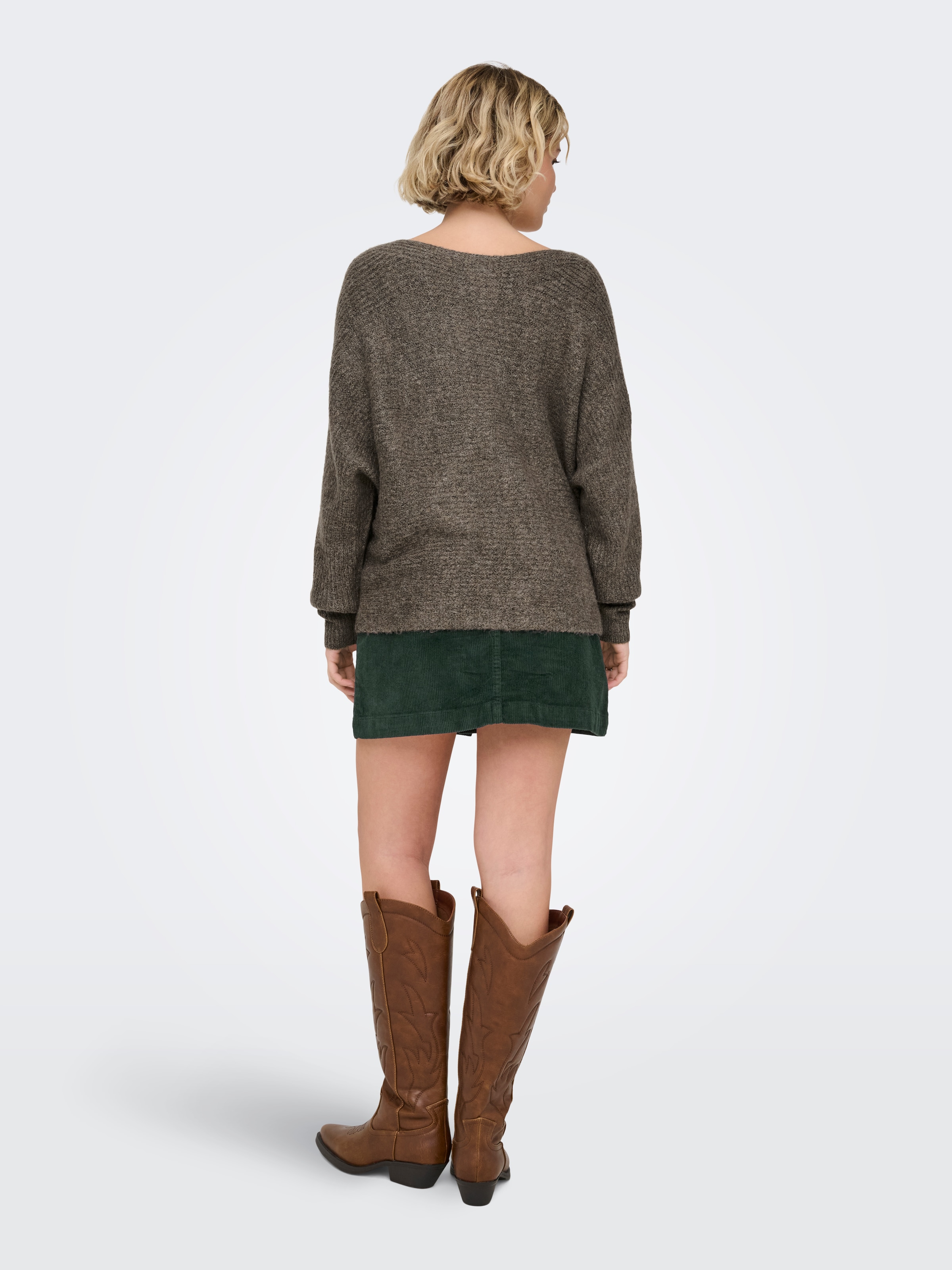 ONLY Pull en tricot »ONLDANIELLA L/S PULLOVER KNT NOOS« Materialmix, regular fit