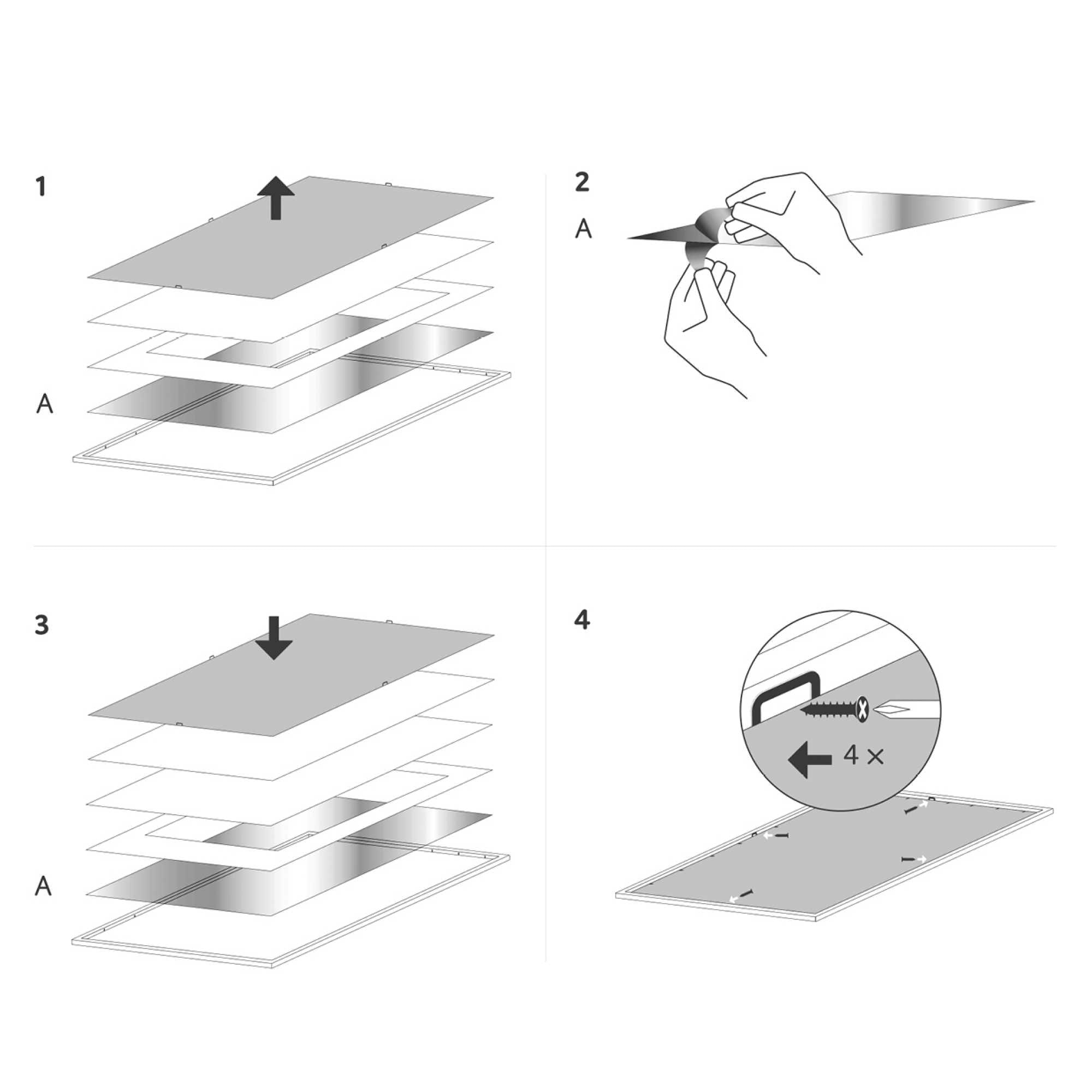 Reinders! Cadre photo »Bilderrahmen Poster 61x91,5 oder 50x70« für 1 Bilder Wohnzimmer - Buche - MDF - 64,5x95 cm