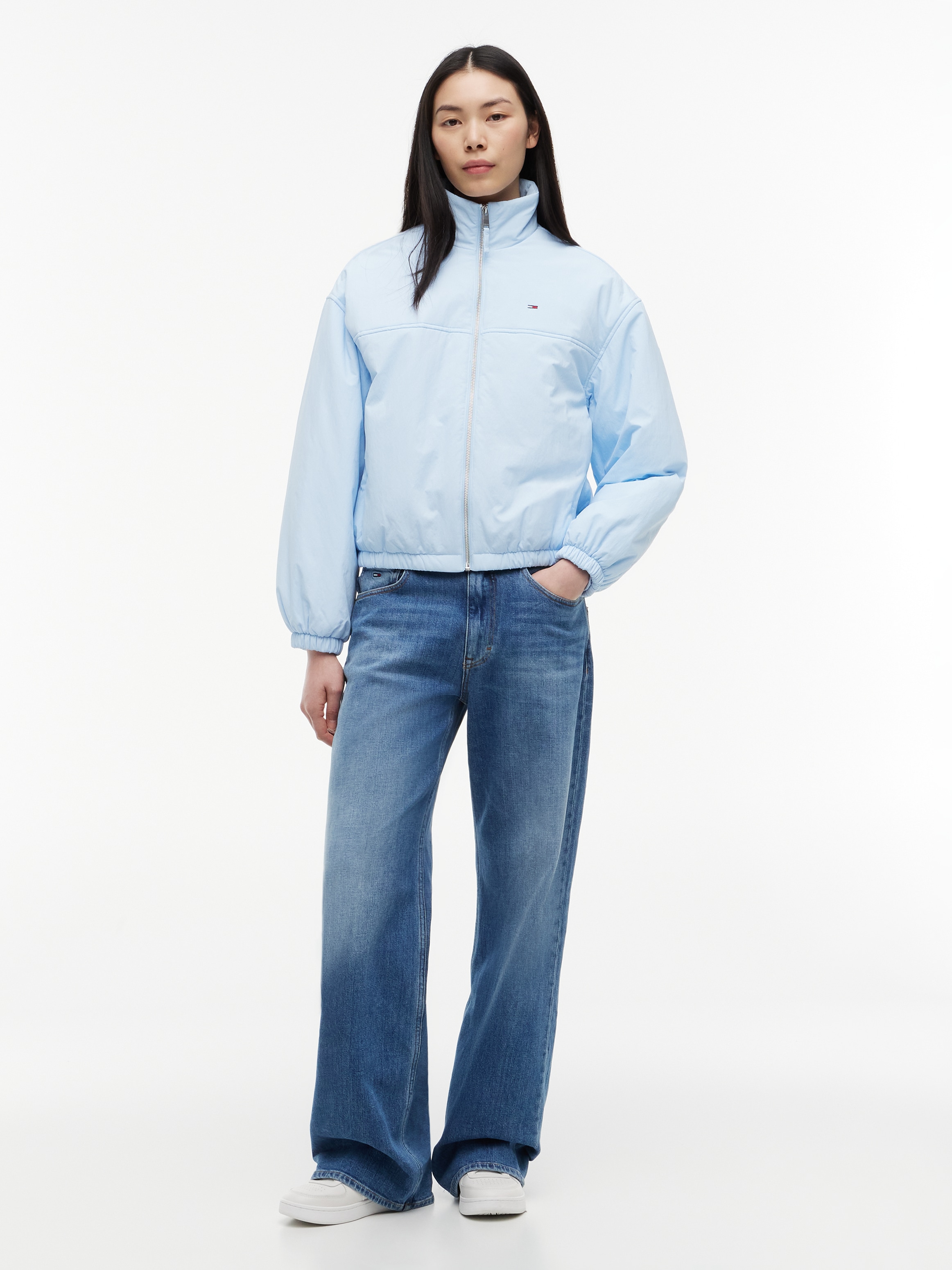 Tommy Jeans Blouson »TJW PADDED HIGH NECK JACKET« fibre synthétique