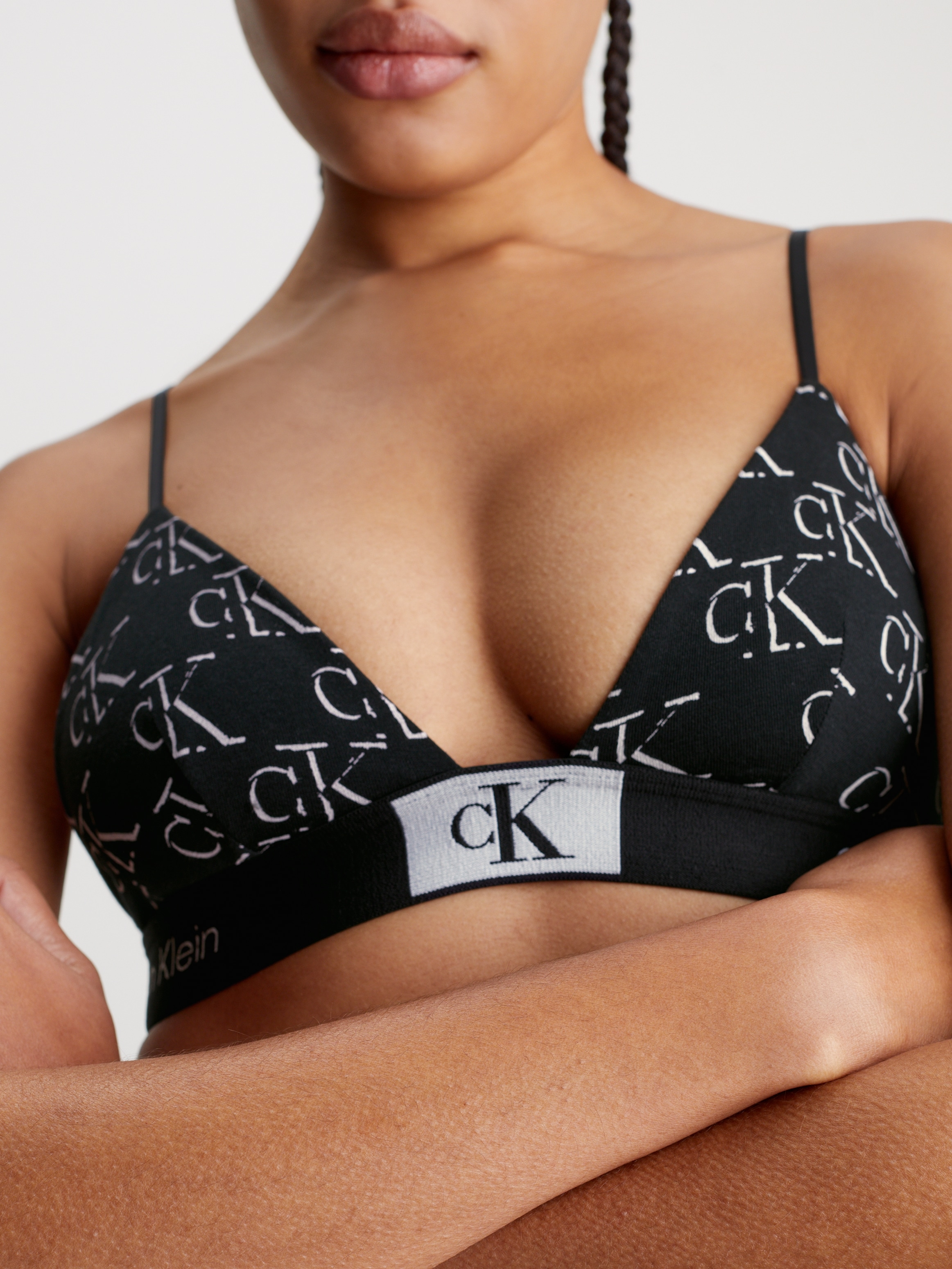 Calvin Klein Underwear Bralette-BH »UNLINED TRIANGLE« mit klassischem CK-Logobund