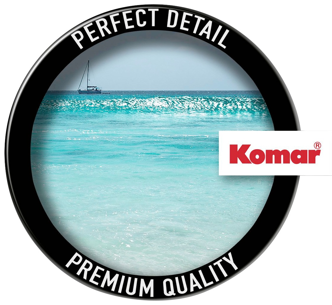 Komar Fototapete »Vlies selbstklebend - Lagoon - Grösse 125 x 125 cm« bedruckt glatt Wohnzimmer, Schlafzimmer