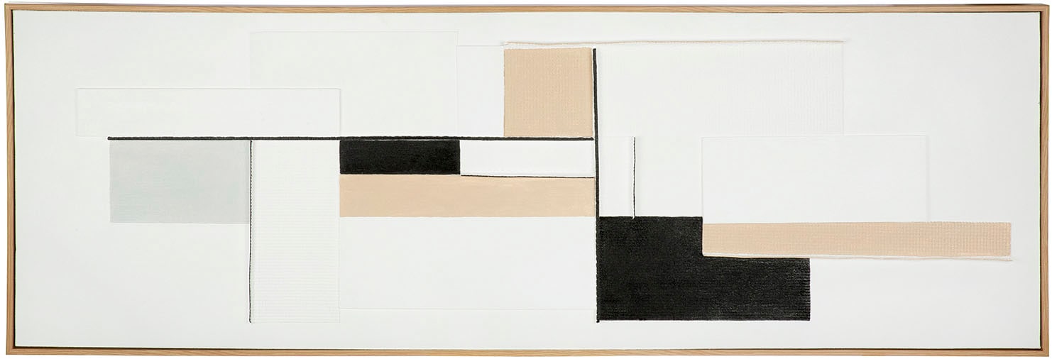 GILDE Leinwandbild »Bild rechteckig Tunis weiss H. 51,8 cm« 1 Stk. tlg.