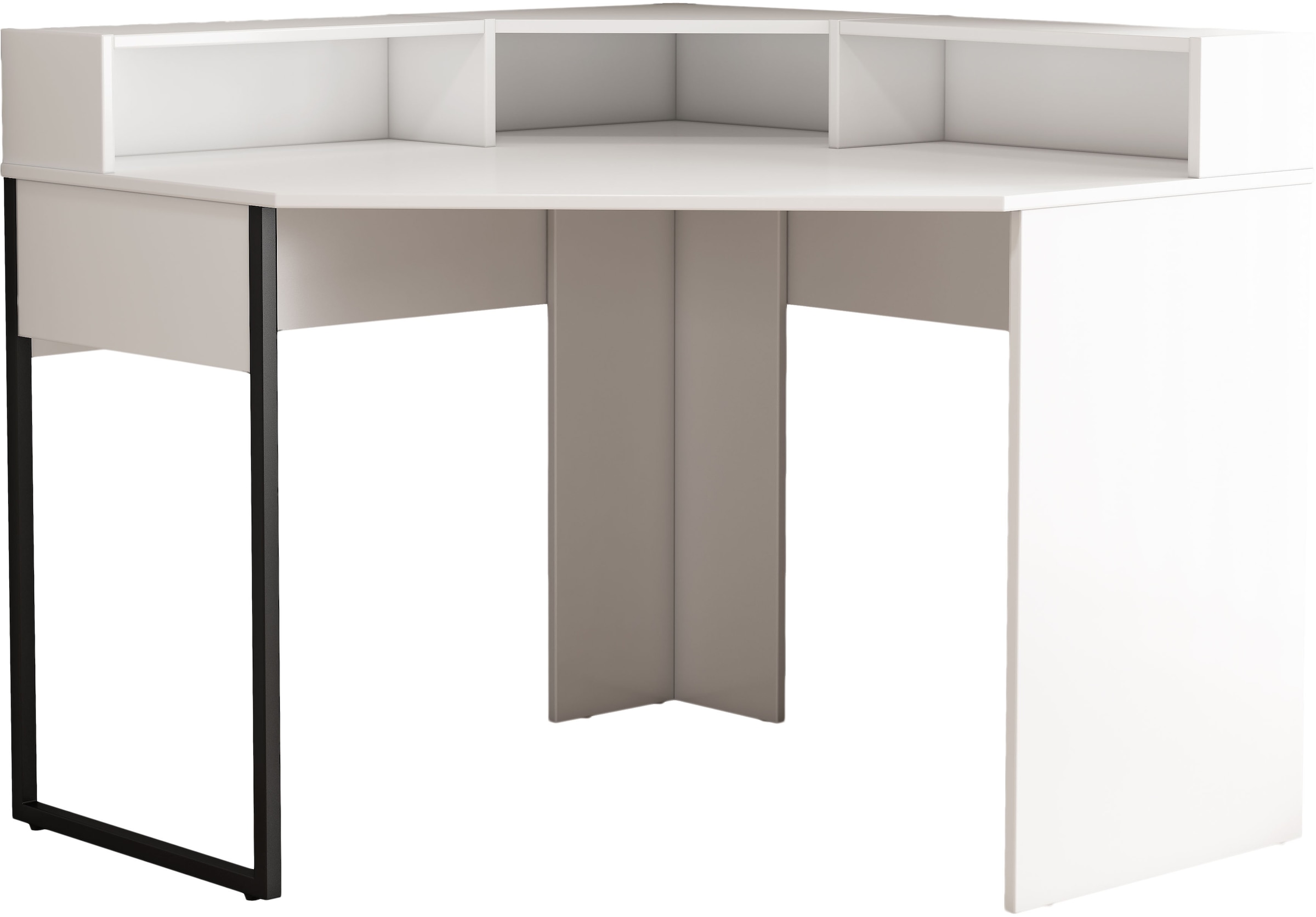 GOODproduct Eckschreibtisch »Moid« Set,  mit Schreibtischaufsatz, modernes Design, B. 100 cm