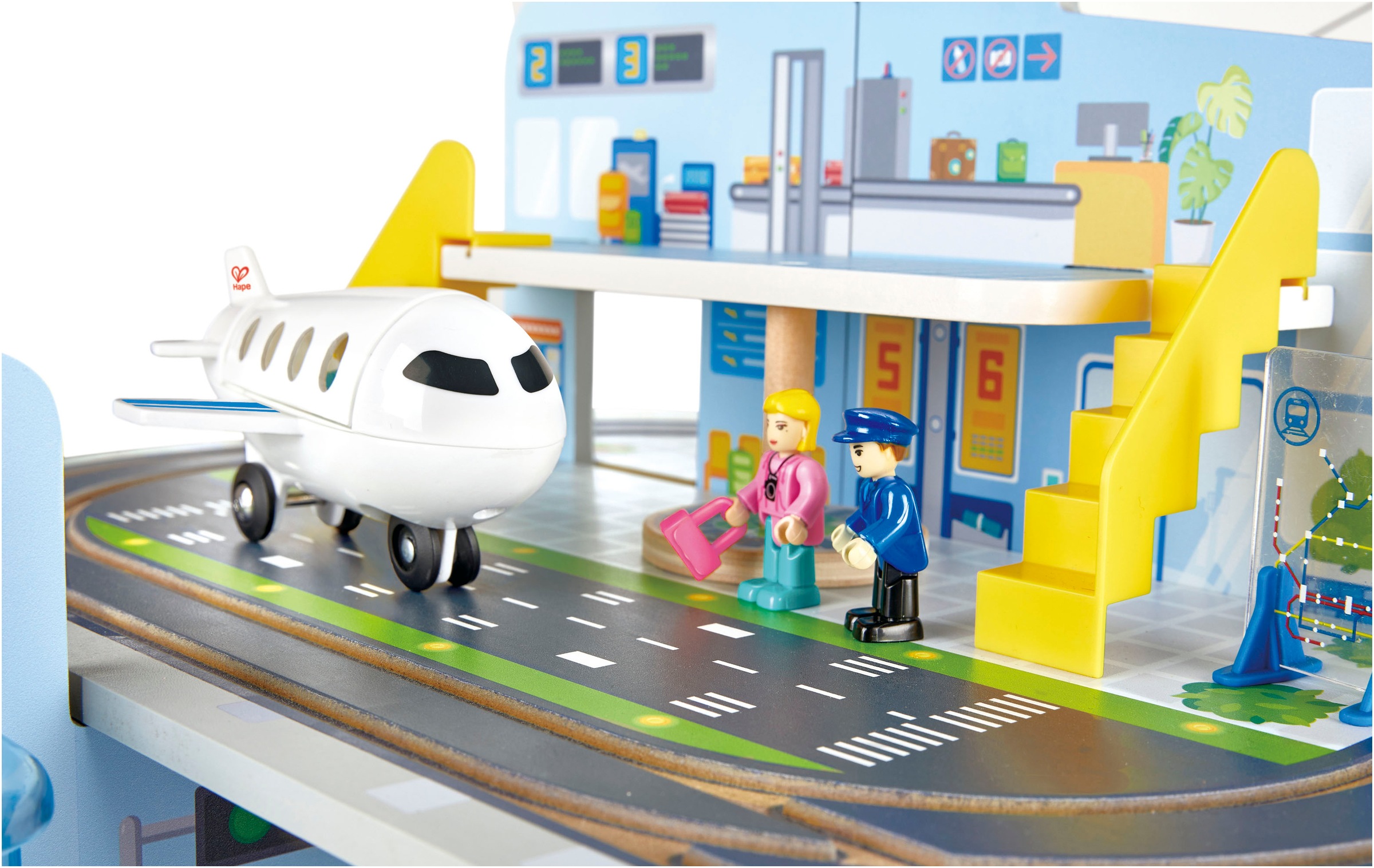 Hape Spielzeug-Eisenbahn »Mega City Eisenbahn«