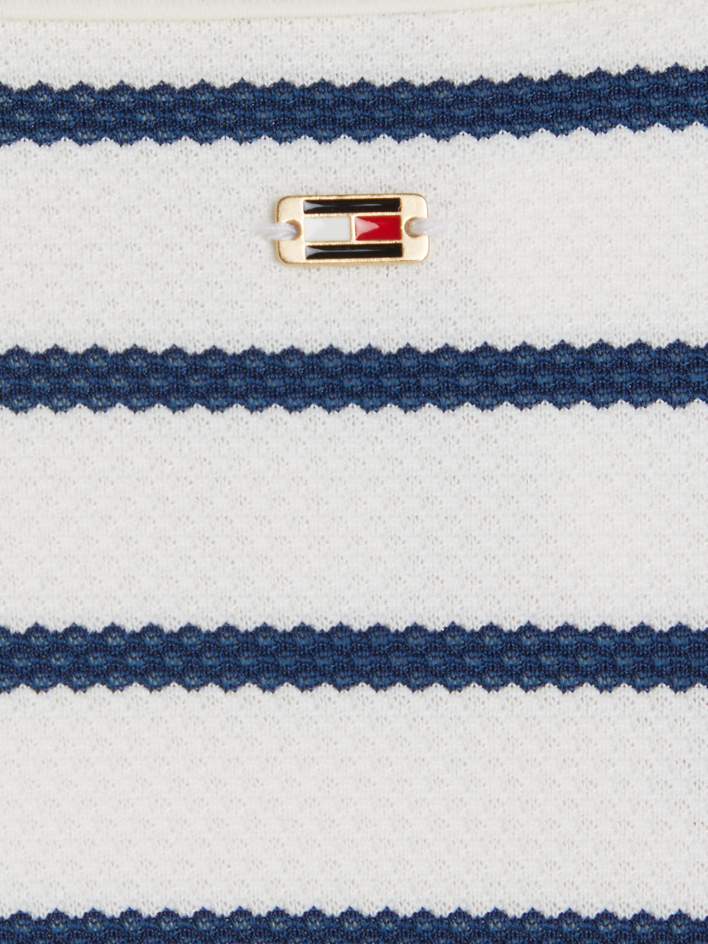 Tommy Hilfiger Swimwear Pantalon de bikini »CHEEKY HIGH LEG BIKINI PIQUE« mit Streifenmuster