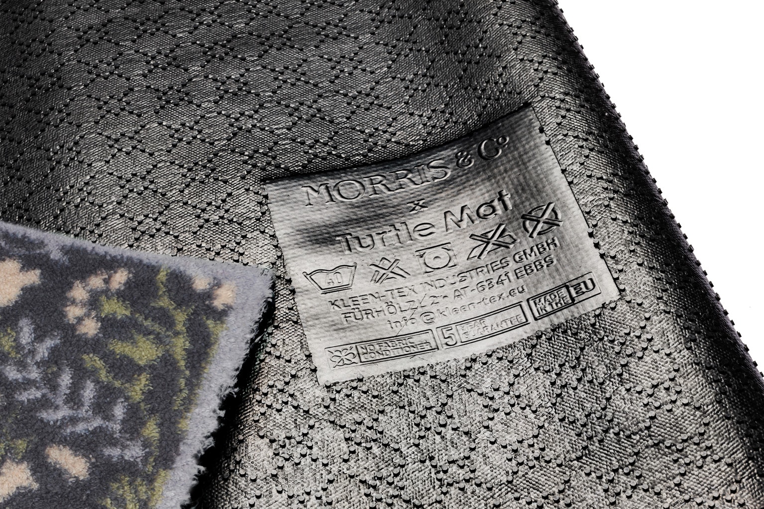 Turtle Mat Fussmatte »Bellflower Blue« rechteckig 9 mm Höhe