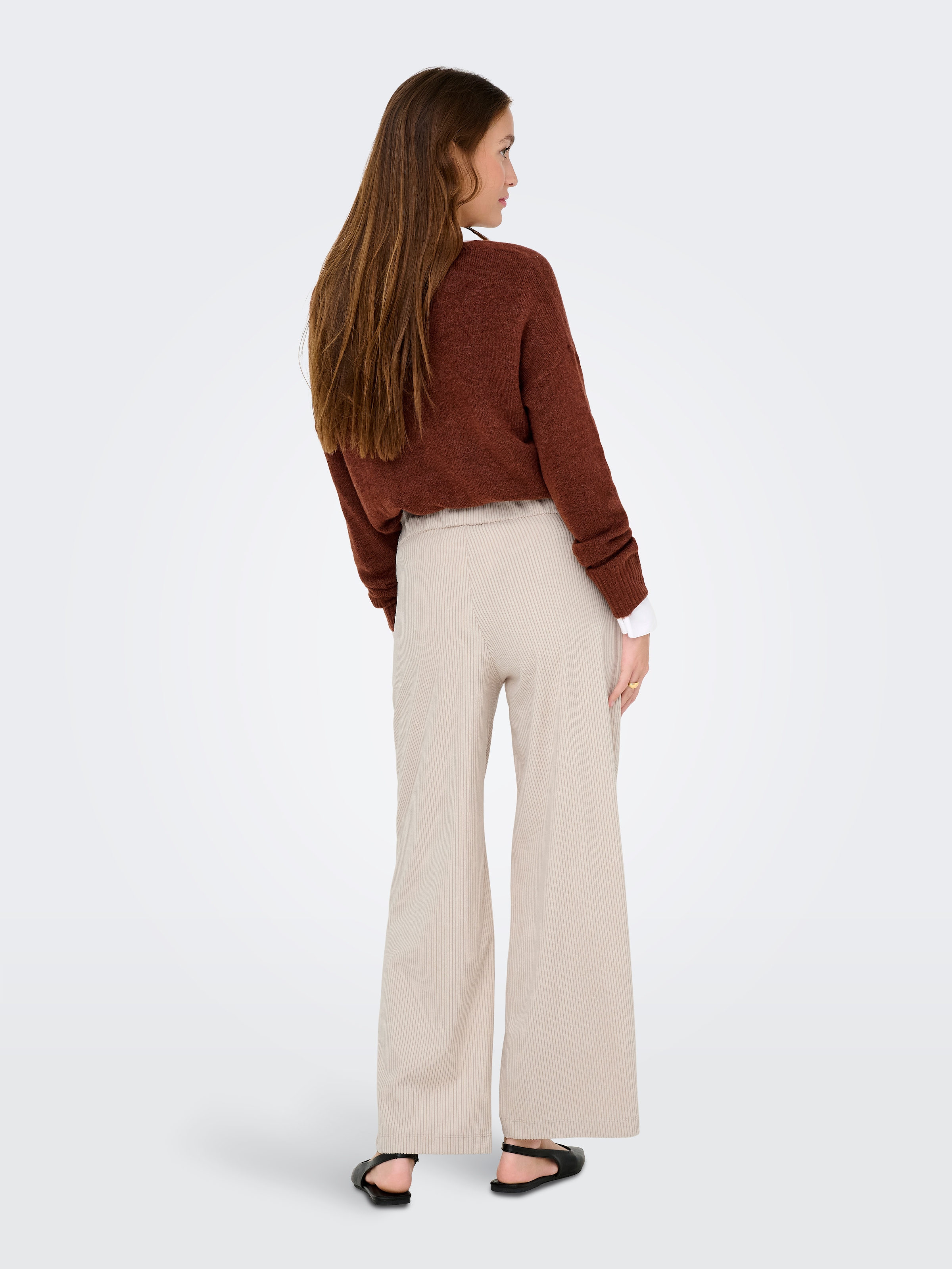 JDY Pantalon en velours côtelé »JDYGEGGO CORD PANT JRS NOOS«  Polyester, loose fit