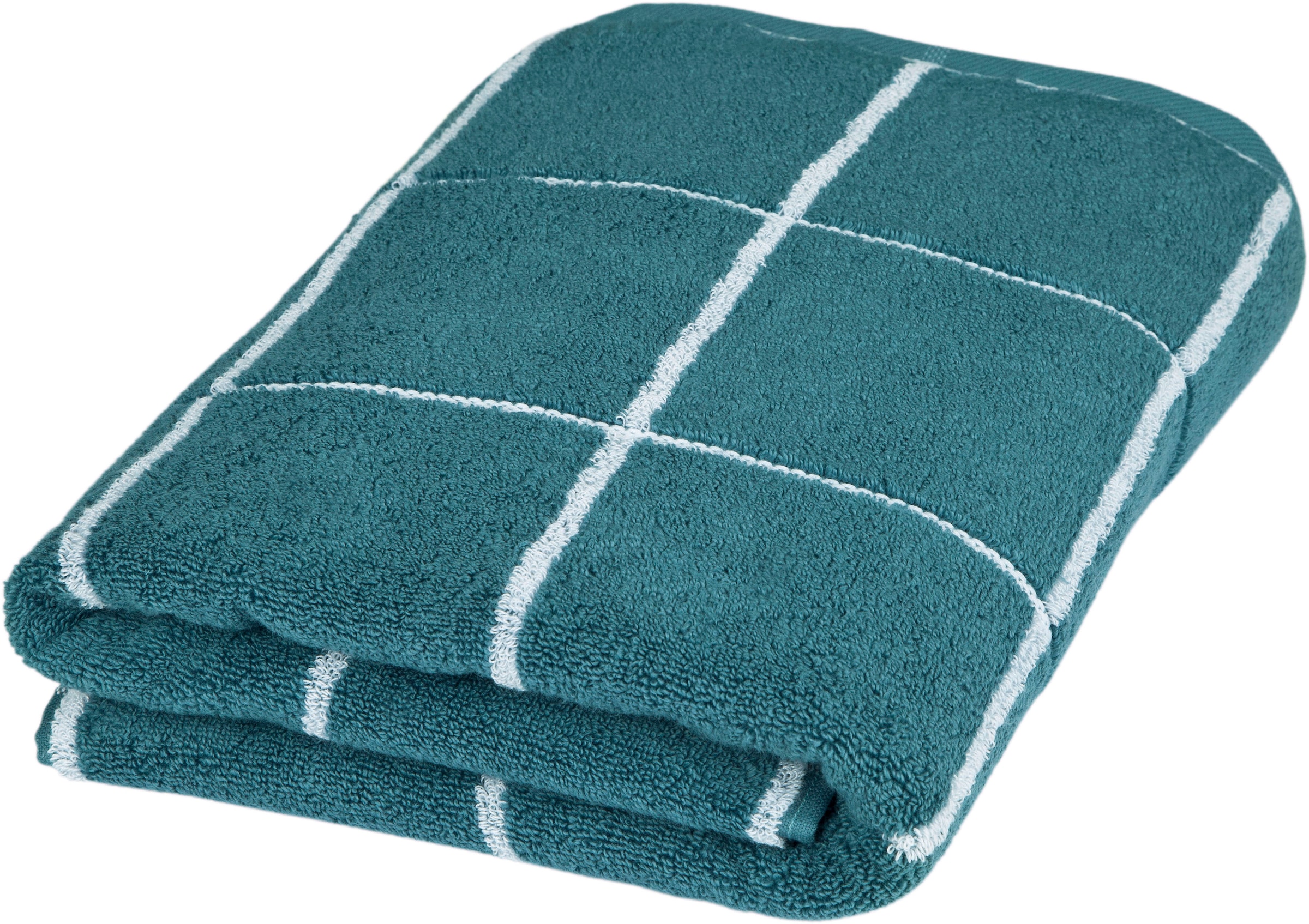 ROSS Drap de douche »Überkaro 9032« 100% coton, à carreaux, dans des couleurs à carreaux à la mode