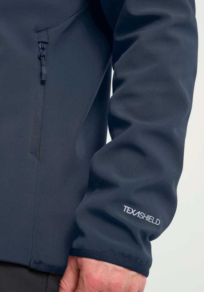 Jack Wolfskin »WILD WINDS JKT M« avec matériau supérieur flexible en polyester et élasthanne