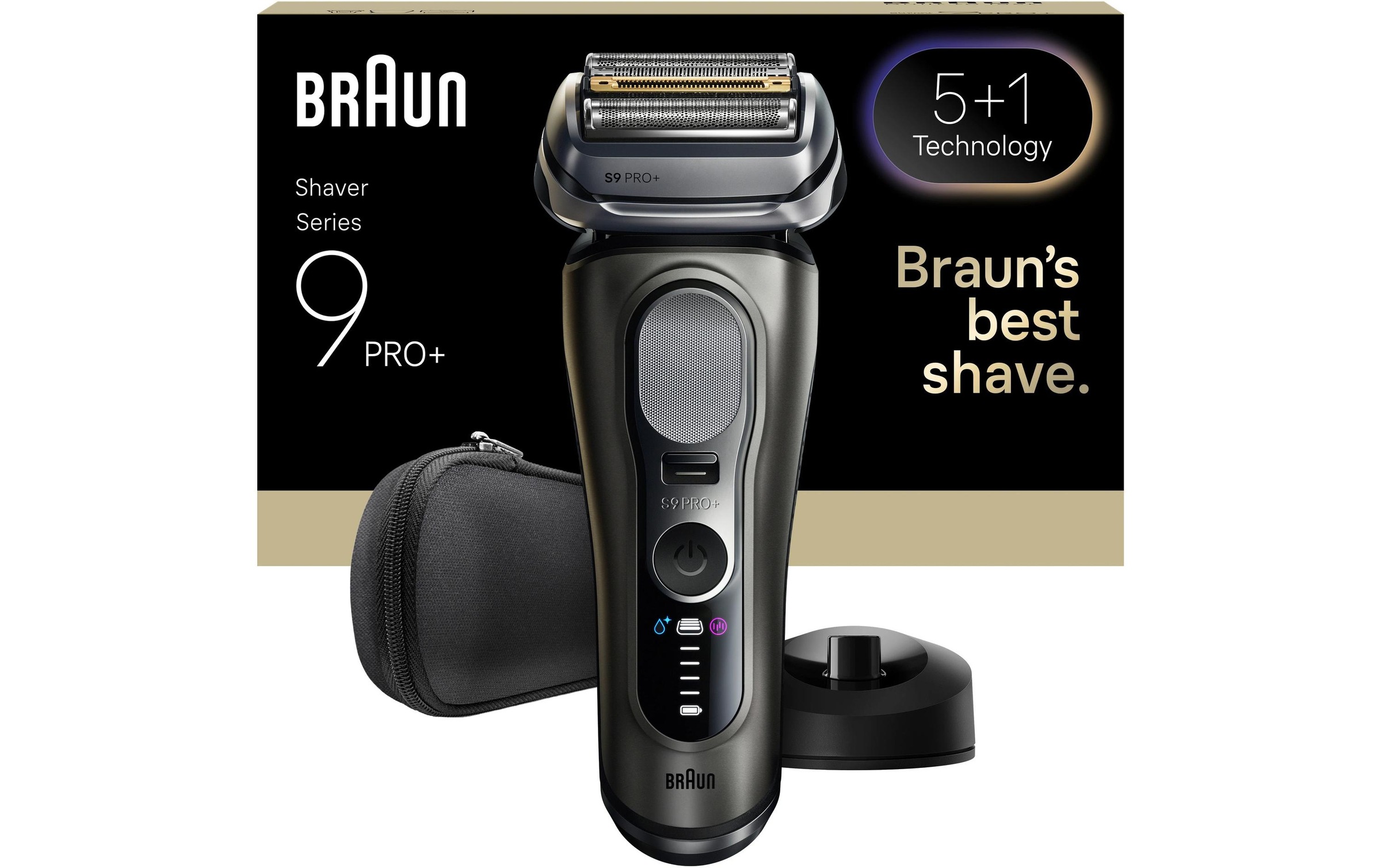 Braun Elektrogesichtshaarentferner »Series 9 Pro+ 9615s« Reinigungsstation