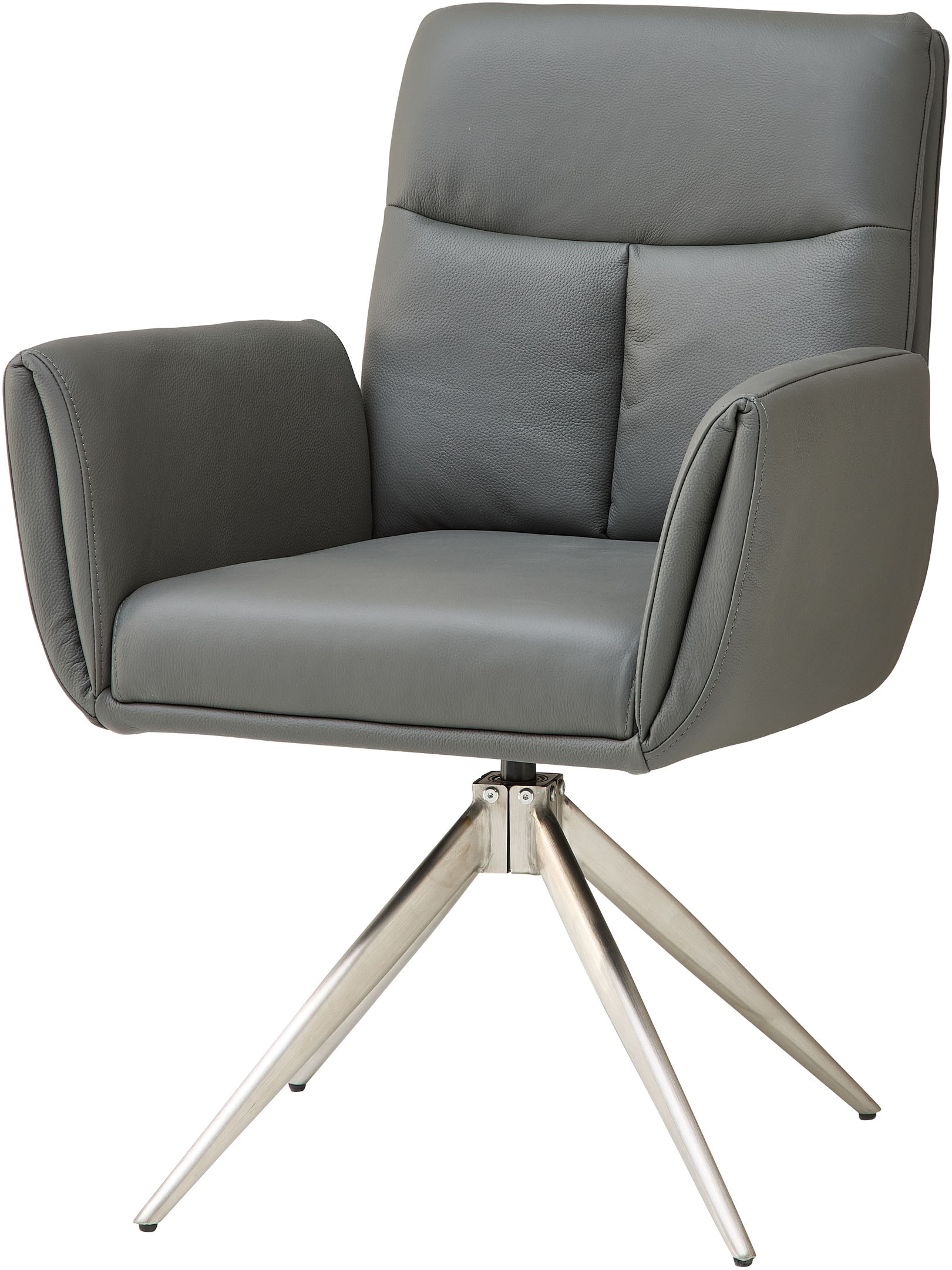 Stolkom Chaise avec accoudoirs »Sofia Premium BxHxT 61x93,5x67 cm« (Ensemble) 2 cuisLargeur 61 cm, pivotant à 360° avec retour automatique