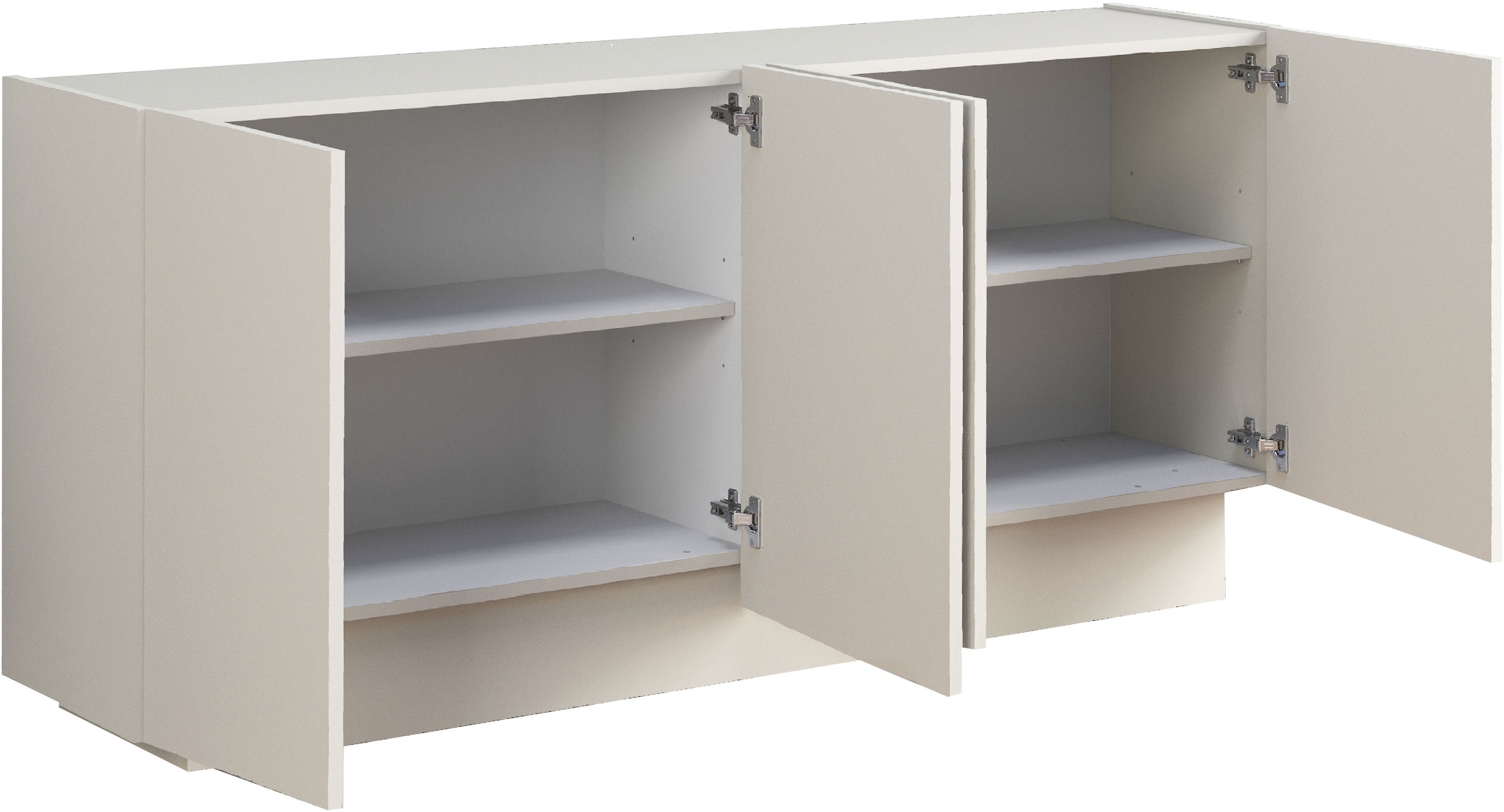 INOSIGN Sideboard »VELA, Sideboard, Breite 160 cm, Design mit schrägen Türen« 1 cuis tlg. Made in Italy, Masse-B/T/H: 160x35x75,Sideboard, Anrichte, Kommode