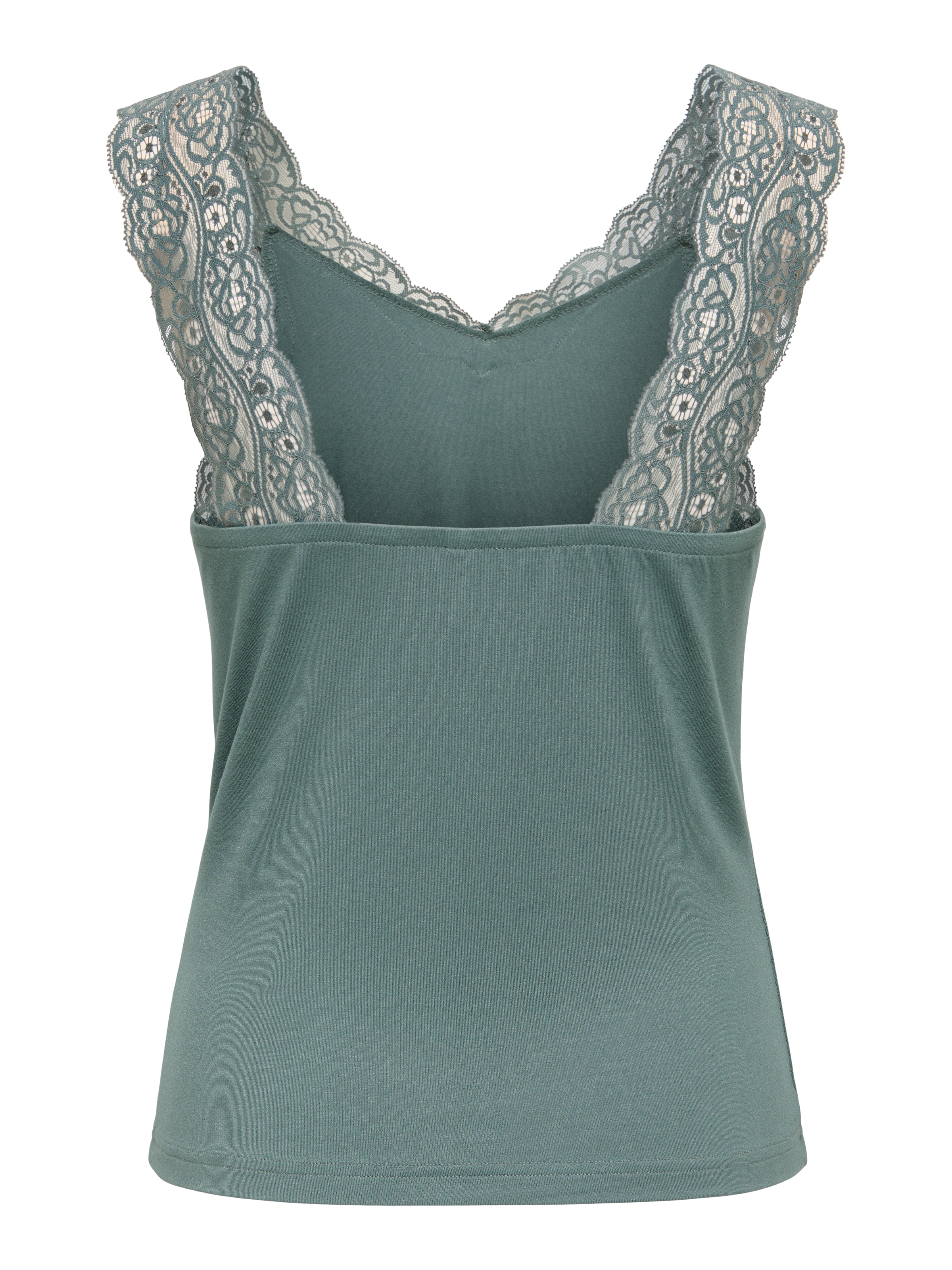 ONLY Top en dentelle »ONLLUNI TANK TOP WITH LACE DETAIL CS JRS« mélange viscose, coupe régulière