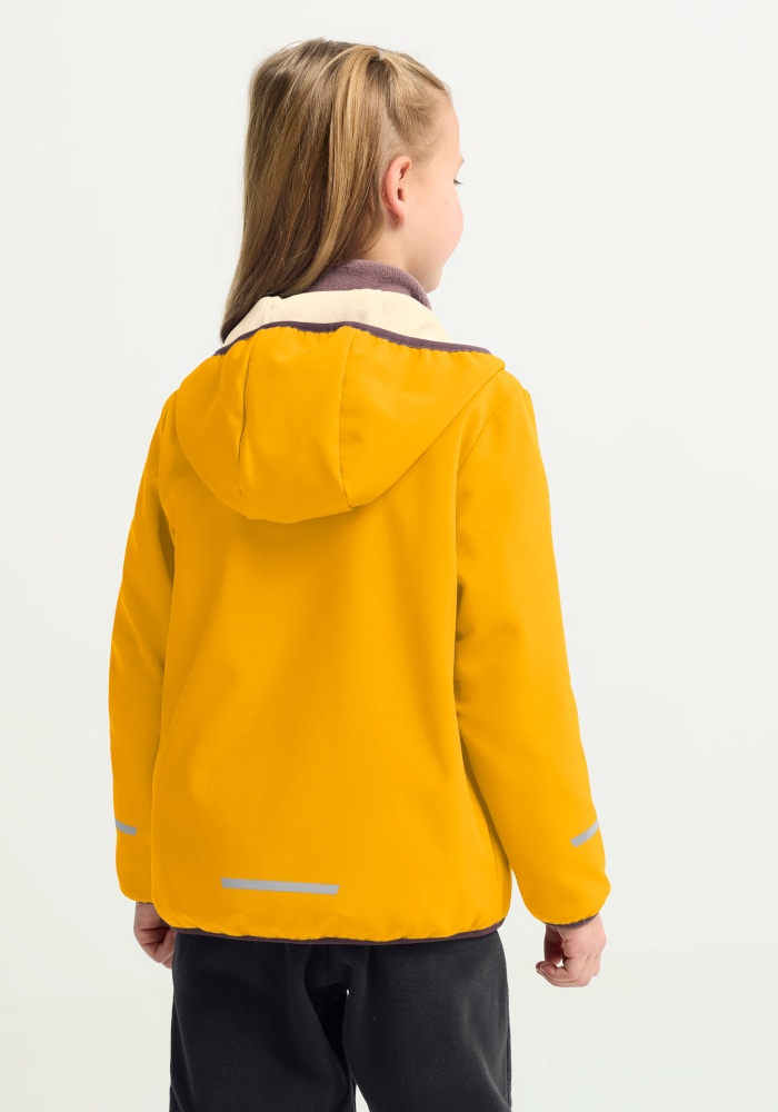 Jack Wolfskin Veste softshell »FOURWINDS JKT K« déperlant, coupe-vent, avec fermeture éclair