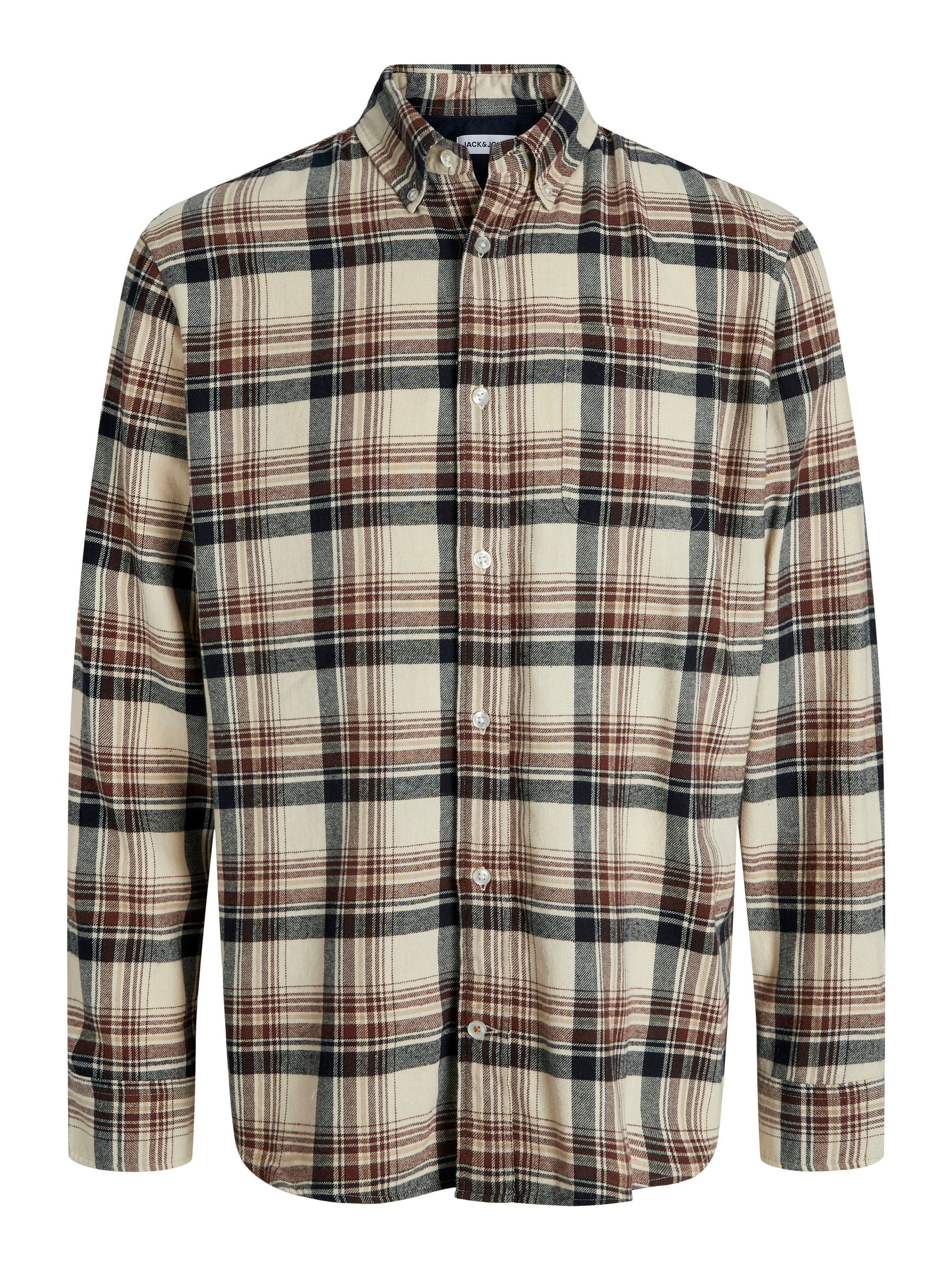 Jack & Jones Langarmhemd »JJECLASSIC FLANNEL CHECK SHIRT LS SN«