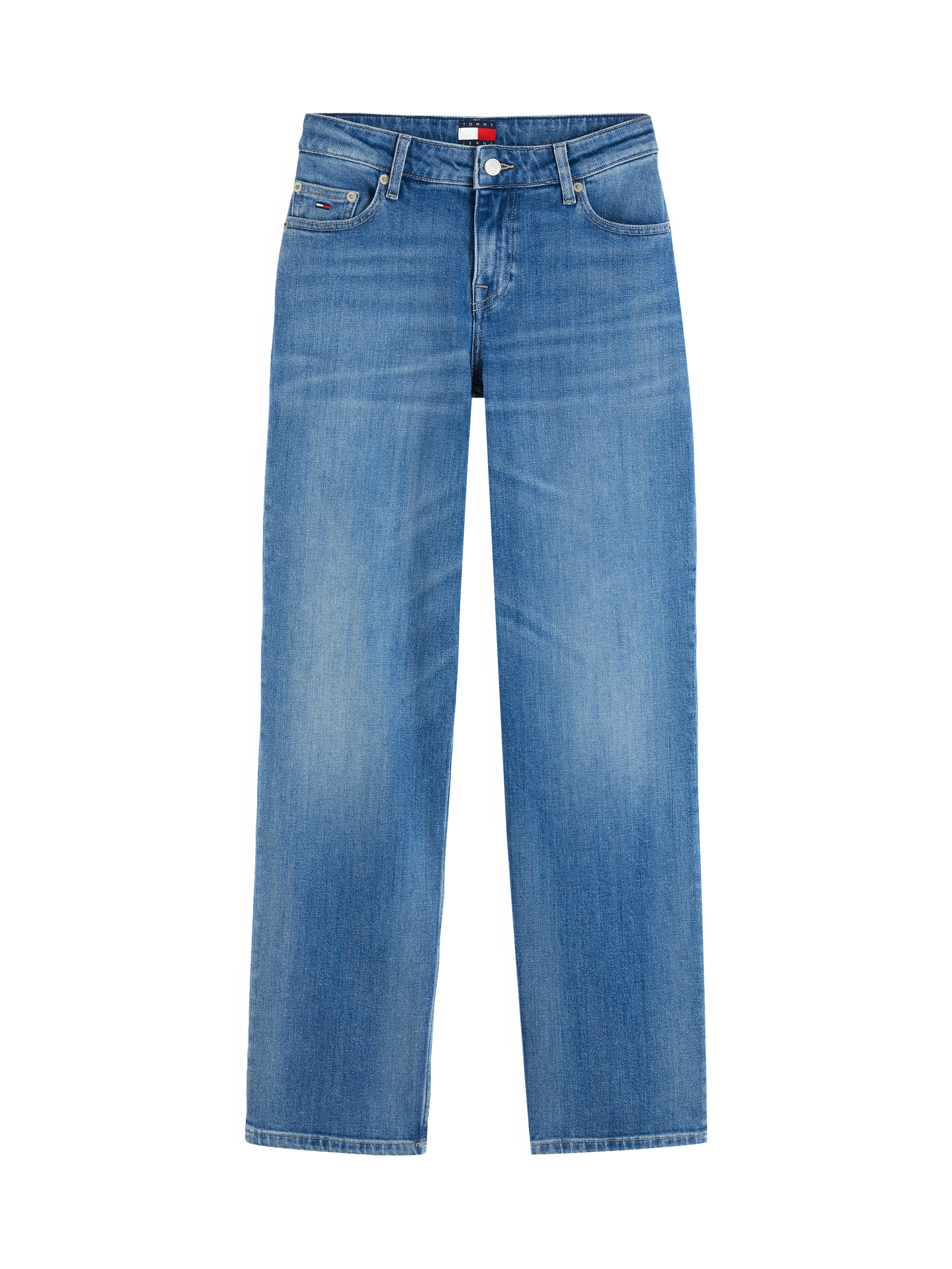Tommy Jeans Jeans droit »SOPHIE LOW RISE STRAIGHT DJ5137« mélange de coton, coupe droite