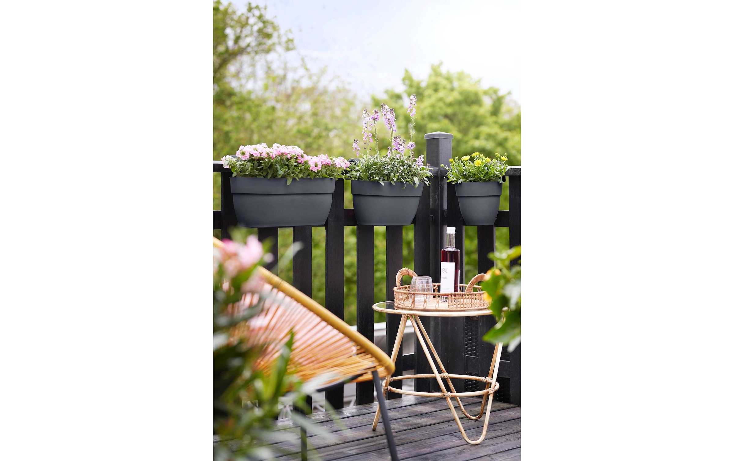 Elho Pot de fleurs »Vibia Campana Easy Aufhänger Gross«