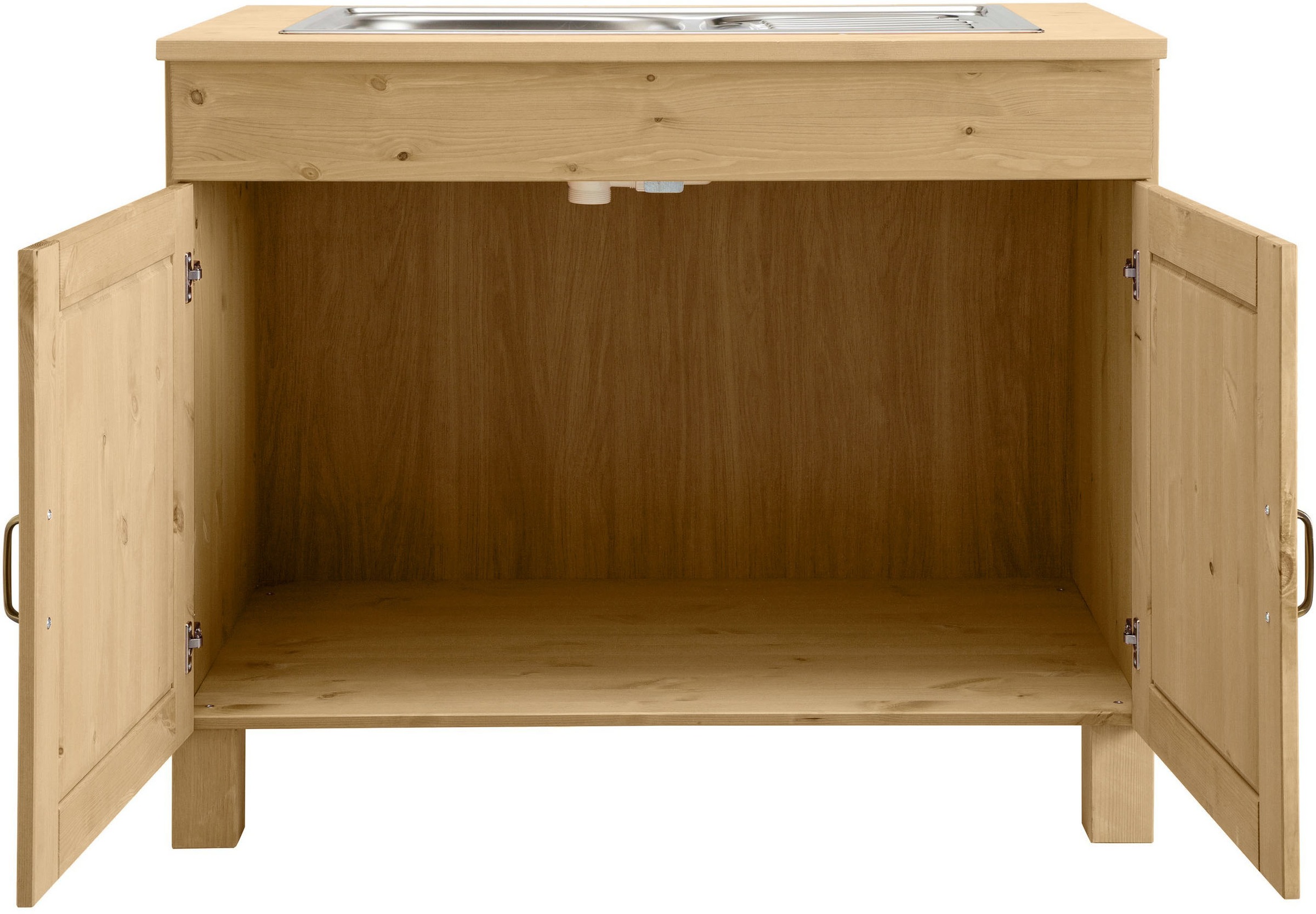 Home affaire Meuble évier »Alby« Largeur 100 cm, 1 compartiment
