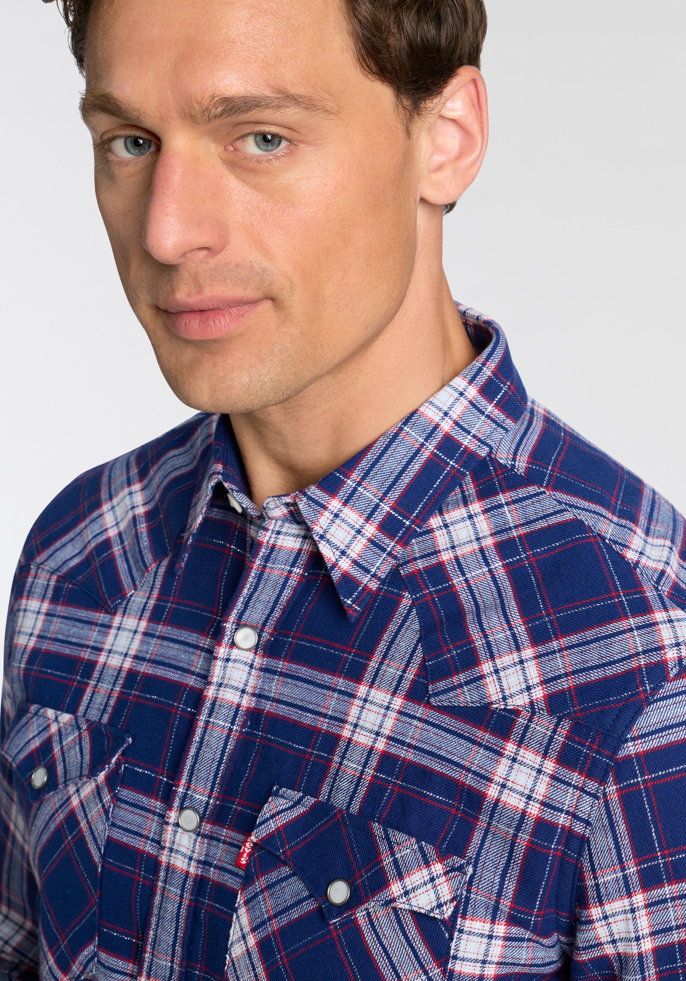 Levi's® Chemise en flanelle »BARSTOW WESTERN STANDARD« in verschiedenen Karo-Dessins