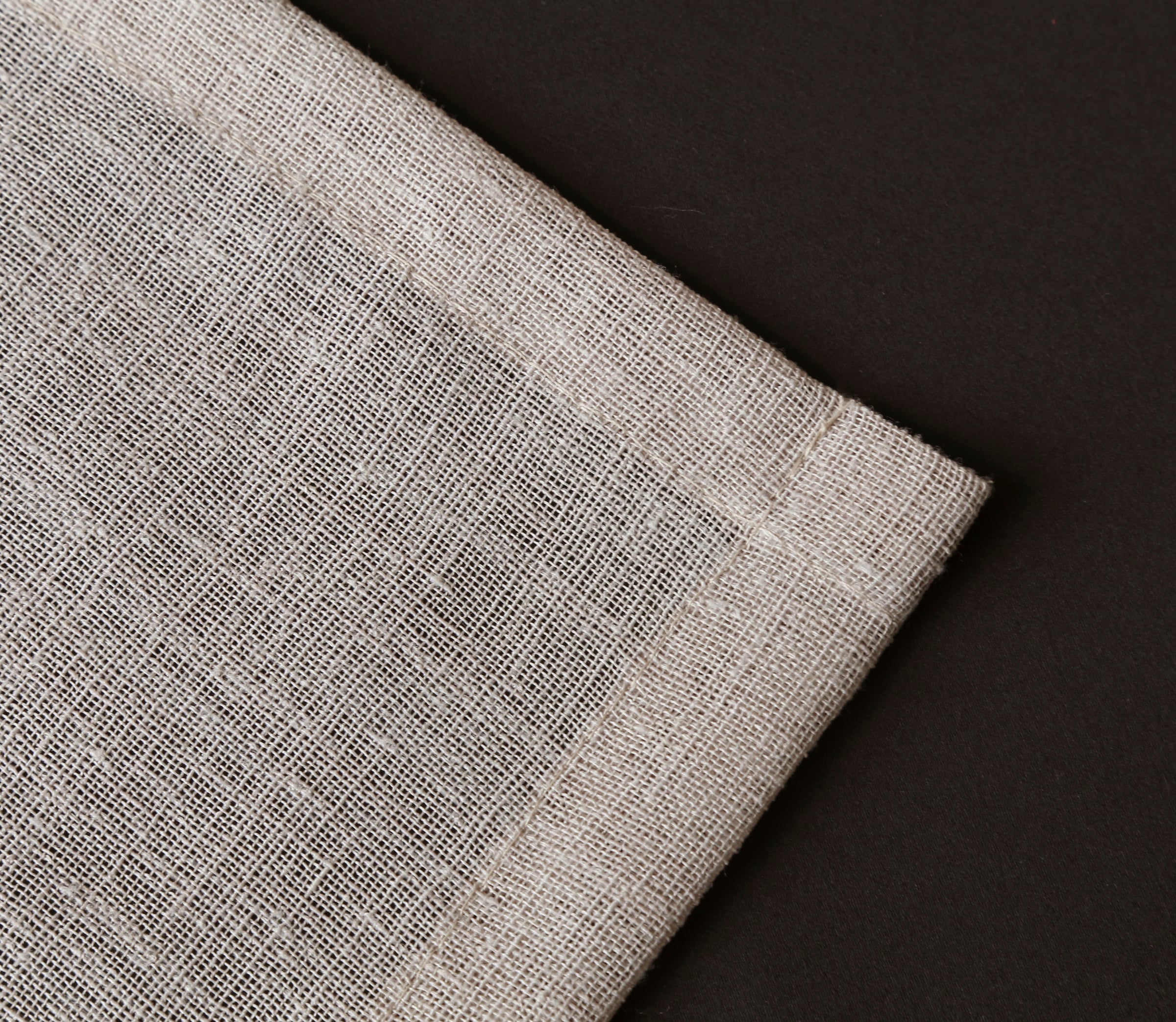 GOODproduct Rideau »Fiete« Œillet 1 cuis tlg. Leinen Optik, monochrom, basic, pflegeleicht, verschiedene Grössen