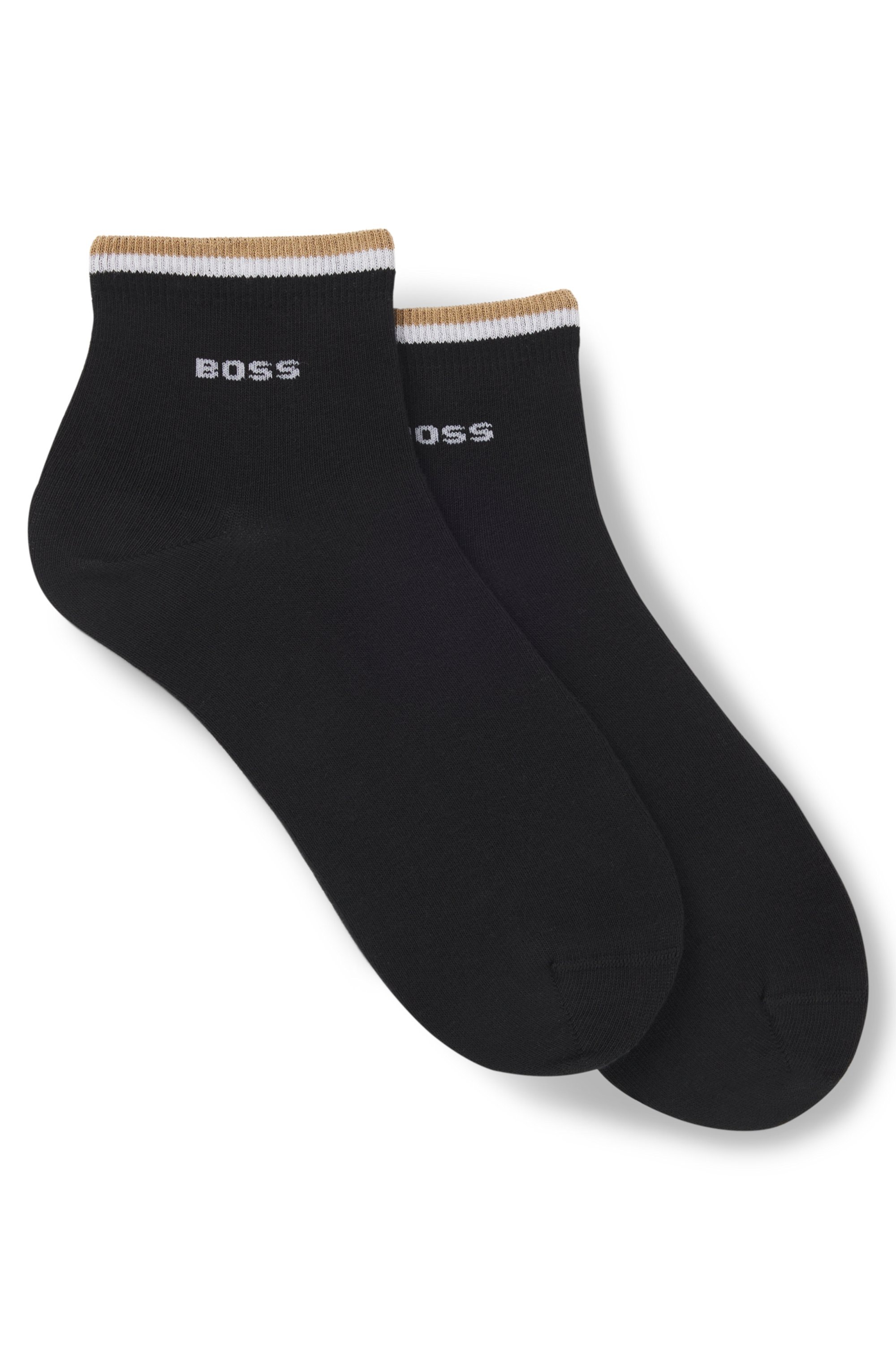 BOSS Chaussettes de loisirs »2P SH Stripe CC« Packung, 2er, 2 cuis tlg. mit BOSS Schriftzug
