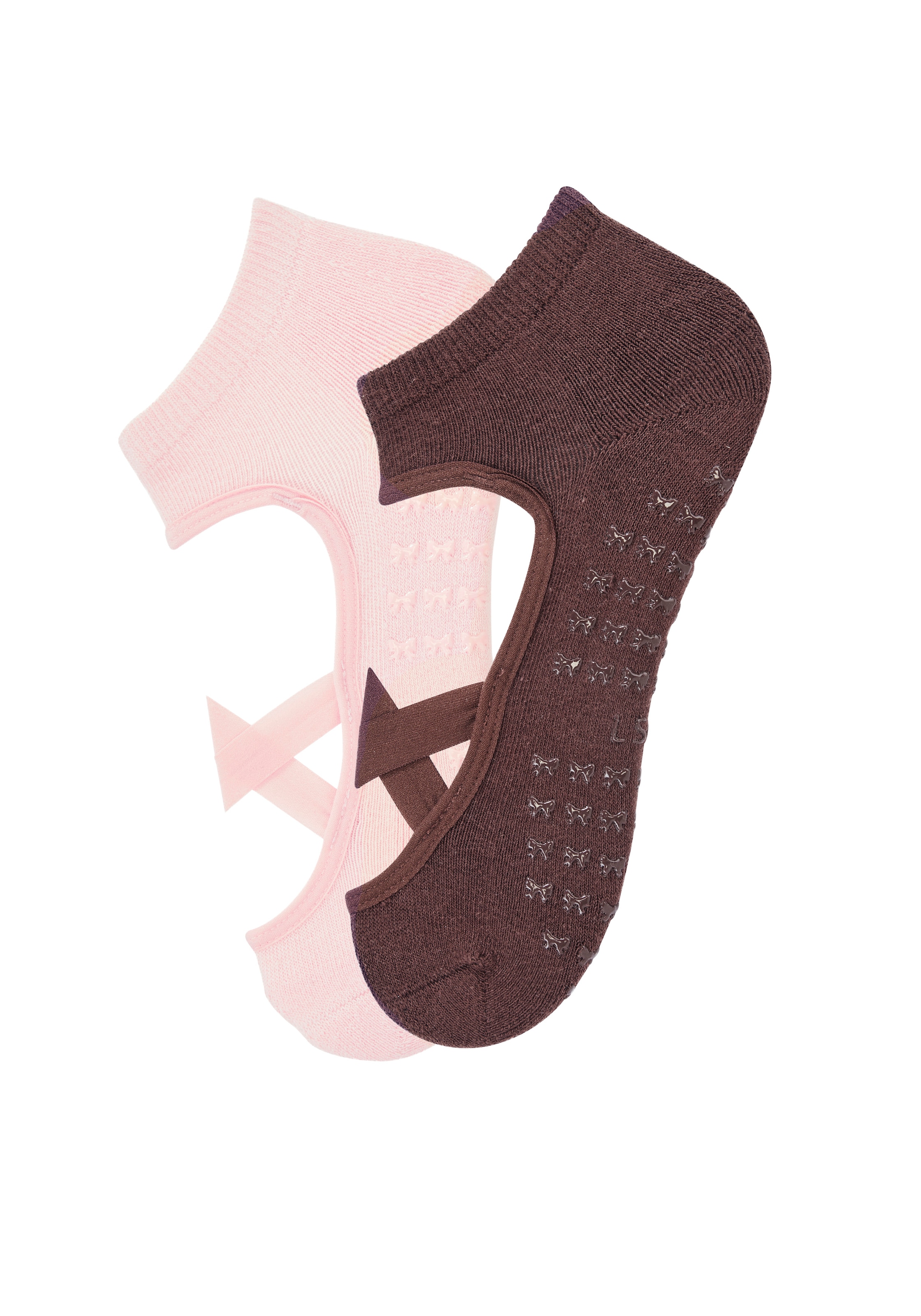 LSCN by LASCANA Chaussettes ABS »Pilates Socke mit ABS« Paquet, 2 Couple tlg. pour Pilates ou Yoga,