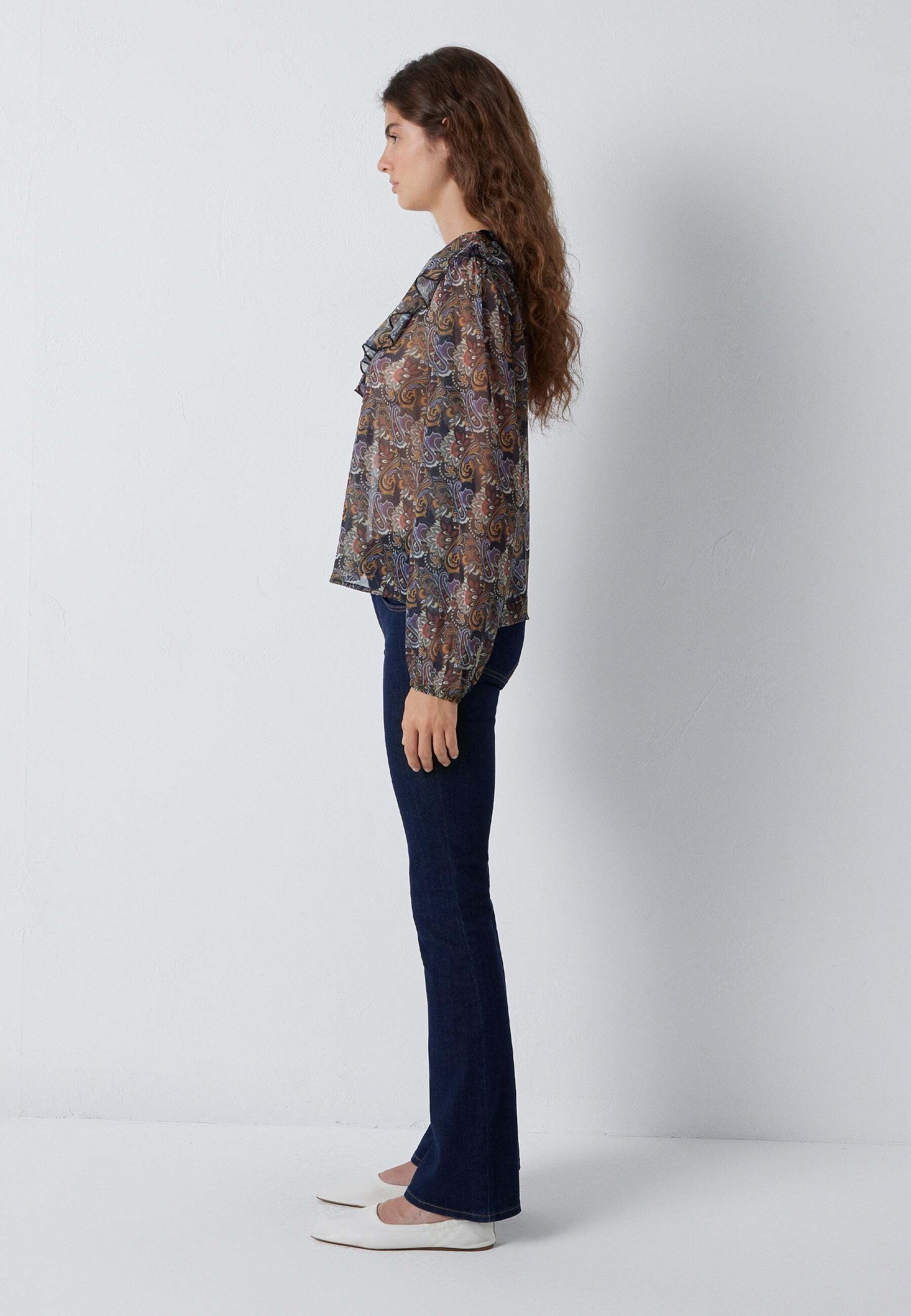 Mavi Blouse à manches longues »Mavi Langarmbluse Paisley«