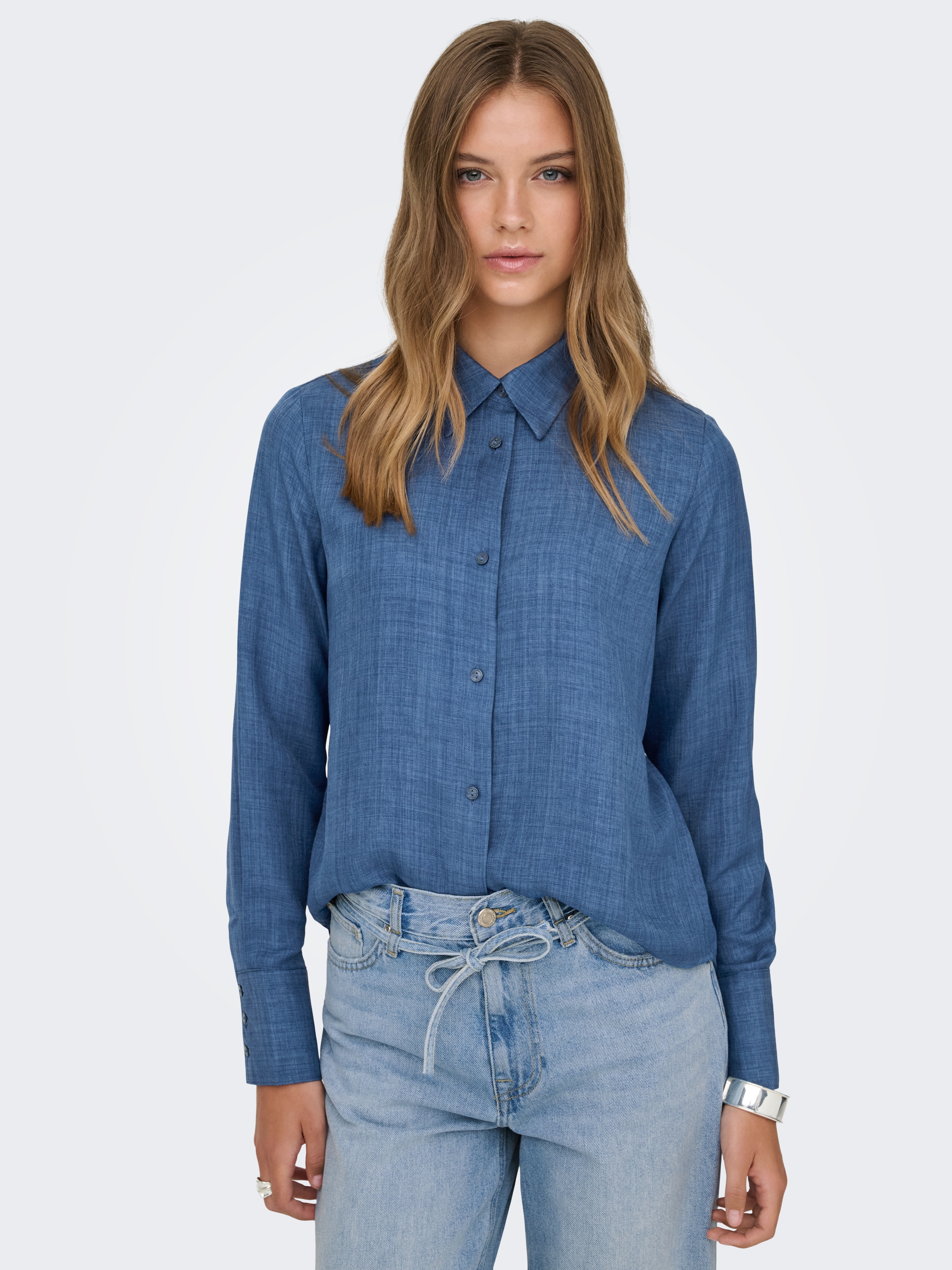 ONLY Hemdbluse »ONLBETTY MELLI LS SHIRT WVN«