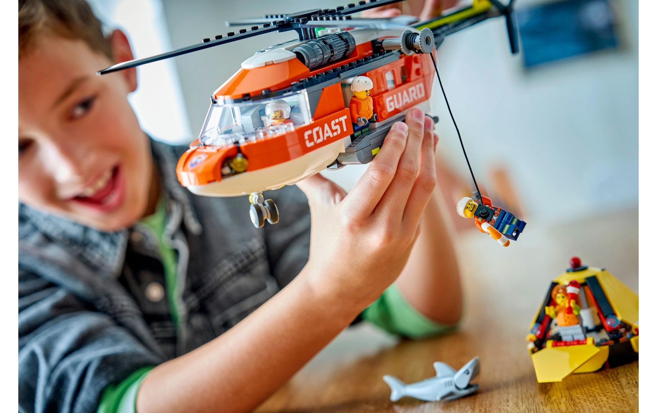   Pions de construction »City Hubschrauber der Küstenwache 60503« Kategorie: Alltägliches