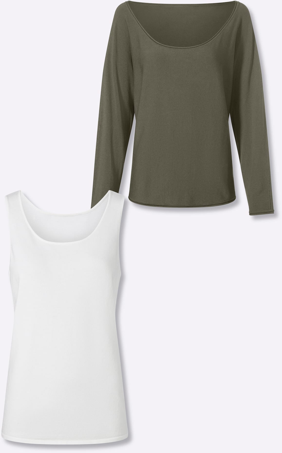 heine Strickpullover »2-in-1-Pullover«