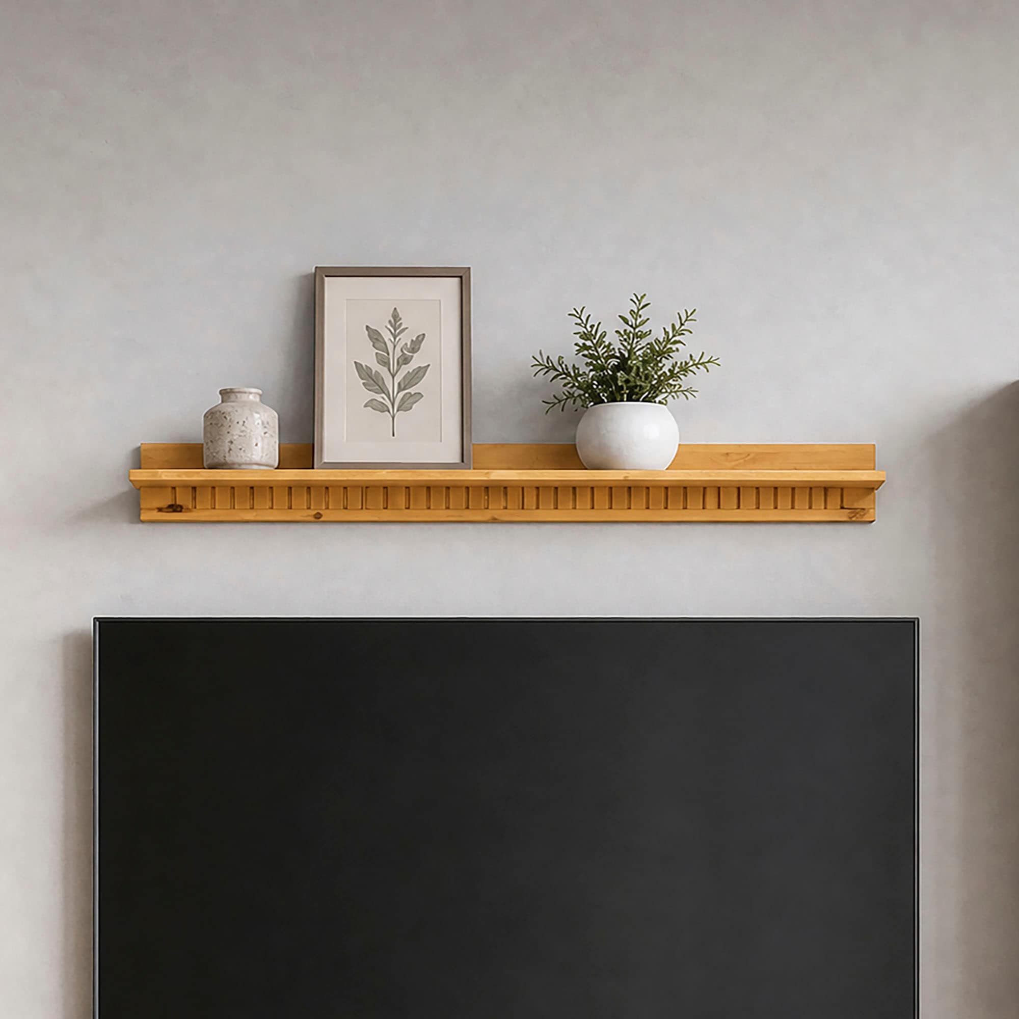 GOODproduct Tableau mural »Lisa« en beau pin massif, en différentes variantes de couleur
