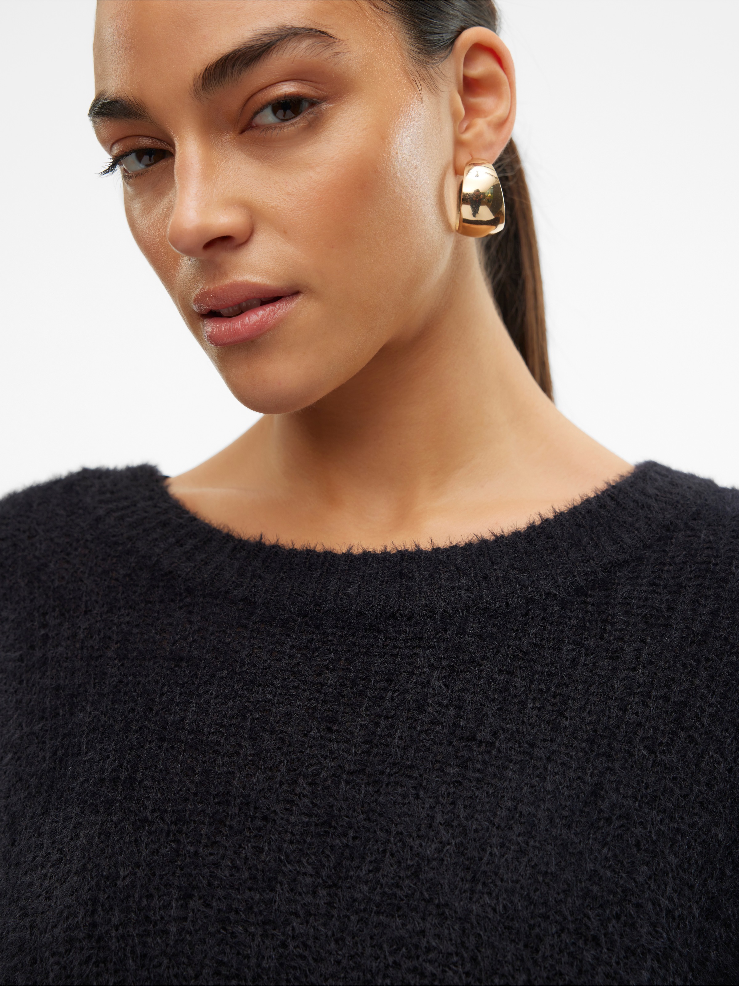 Vero Moda Strickpullover »VMPUFF LS O-NECK PULLOVER BOO«