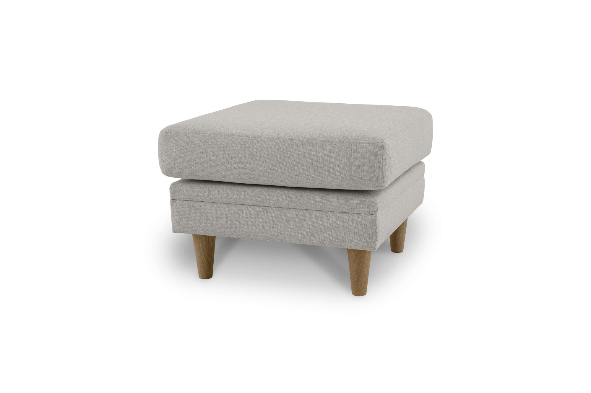 Home affaire Polsterhocker »Arellano, Breite 63 cm« klassisches Design, mit Massivholzfüssen, Webstoff fein, Chenille