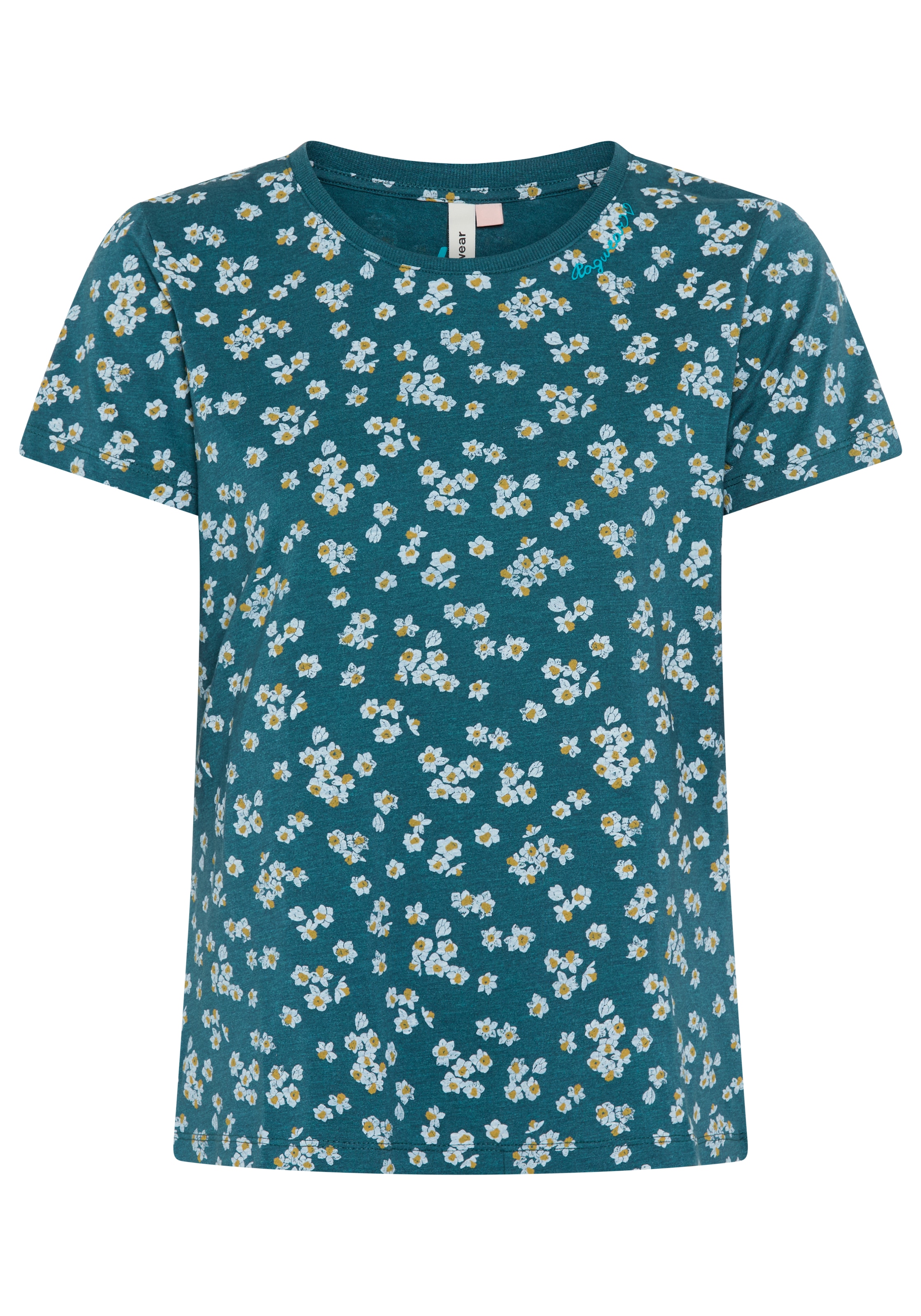 Ragwear T-shirt à manches courtes »MINTTA FLOWER O« mit sommerlichem Print