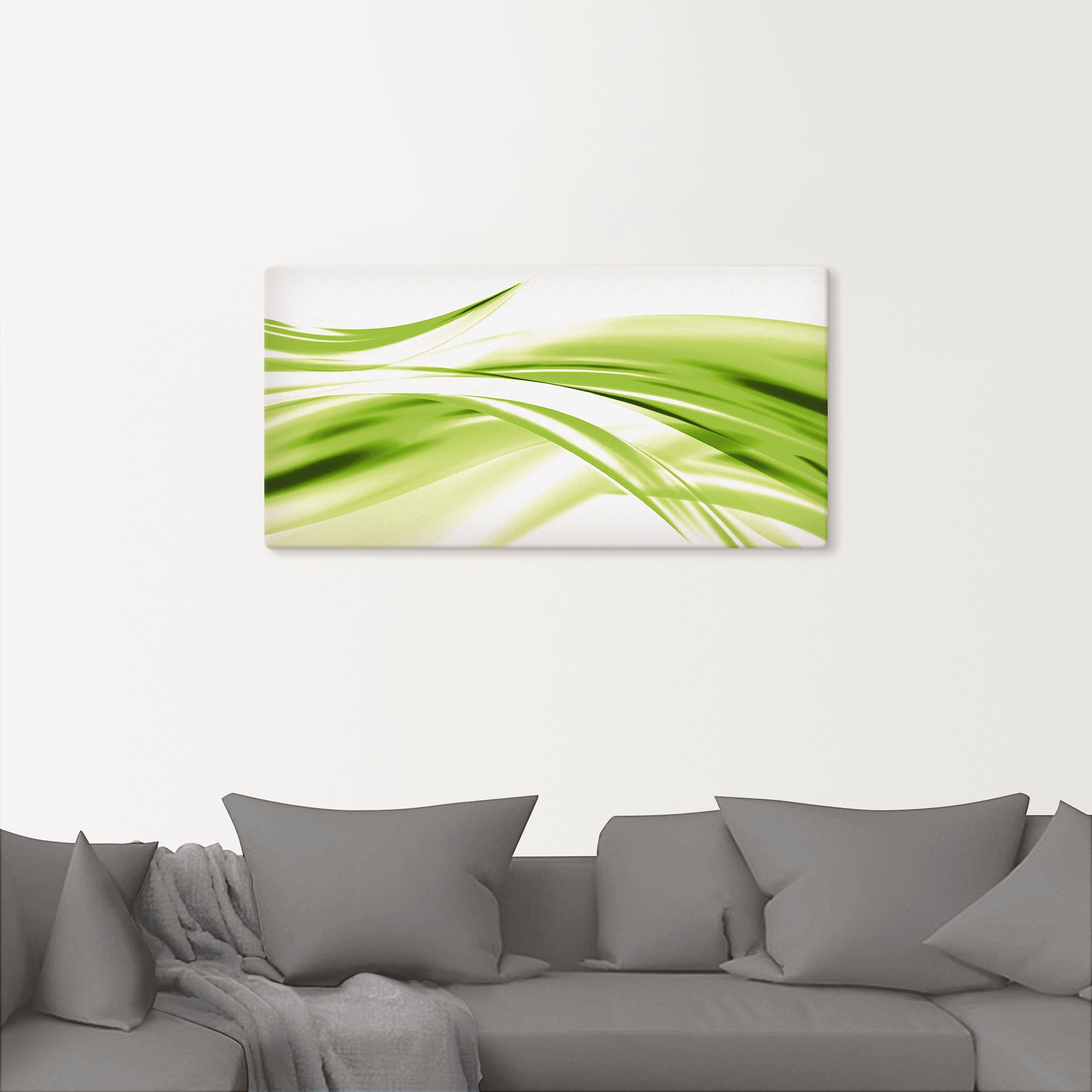 Artland Tableau sur toile »Schöne Welle - Abstrakt« 1 cuis tlg. auf Holzrahmen gespannt